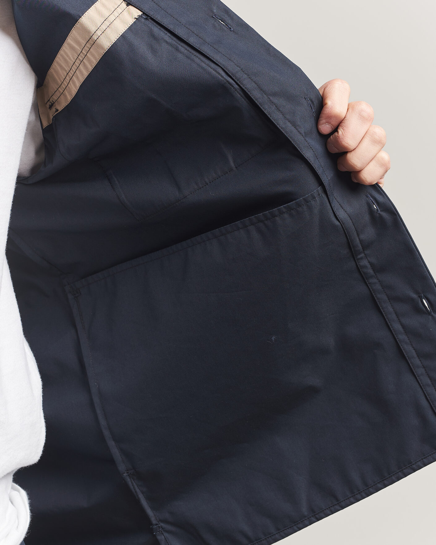 Hombres | Camisas | PS Paul Smith | Casual Cotton Overshirt Navy