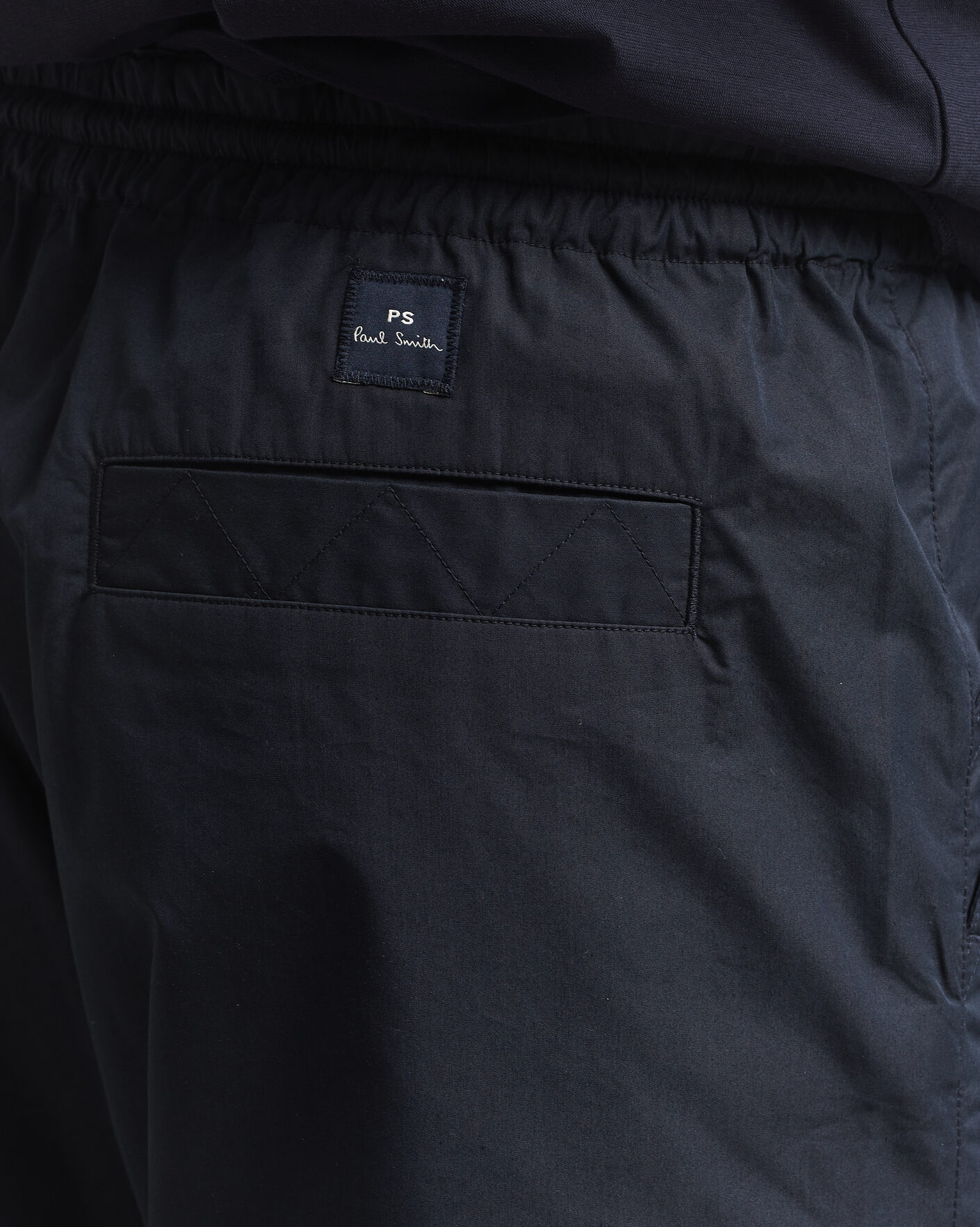 Hombres | Pantalones | PS Paul Smith | Casual Cotton Drawstring Trousers Navy
