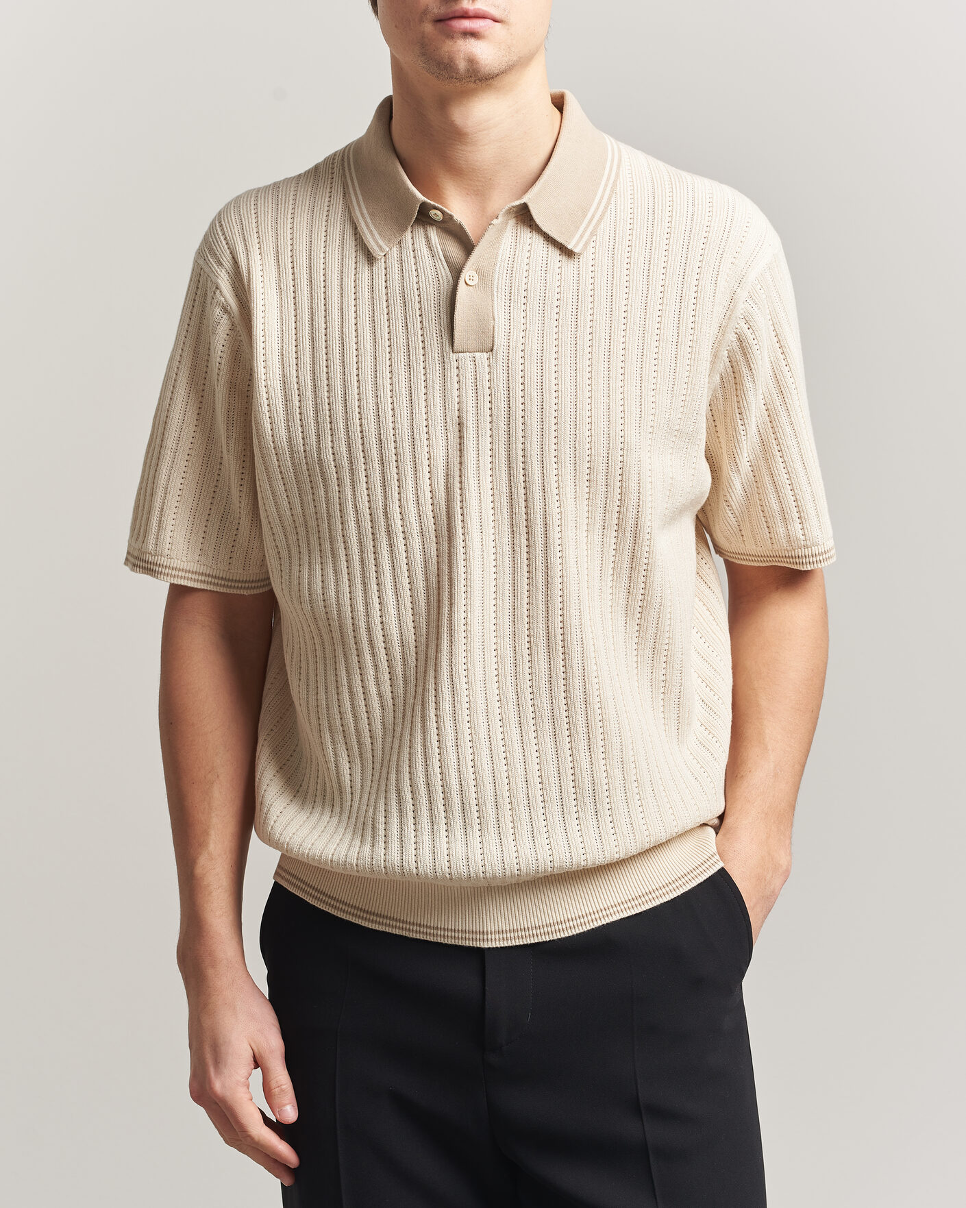 Hombres | Polos | PS Paul Smith | Cotton Knitted Polo White