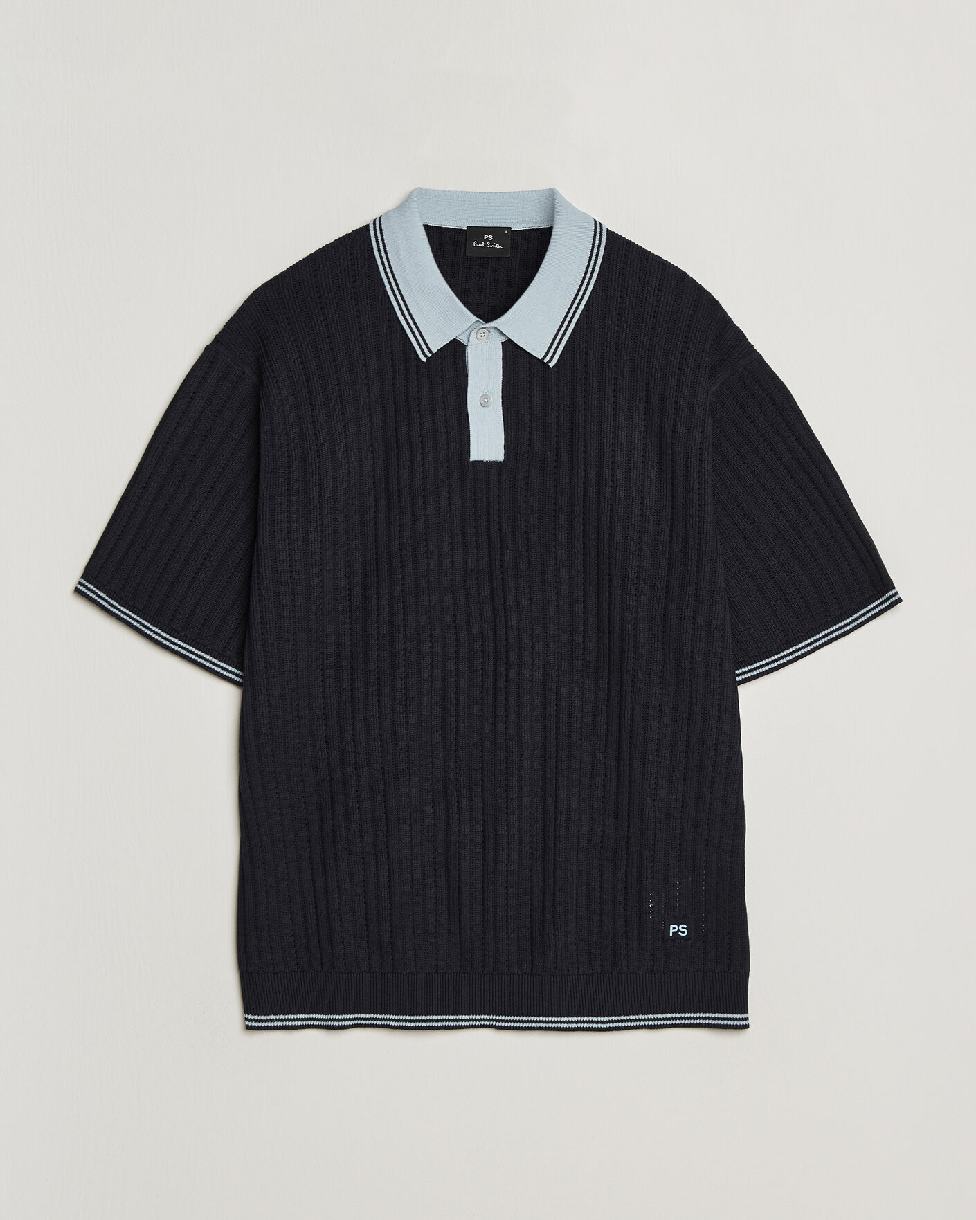 Hombres | Polos | PS Paul Smith | Cotton Knitted Polo Navy