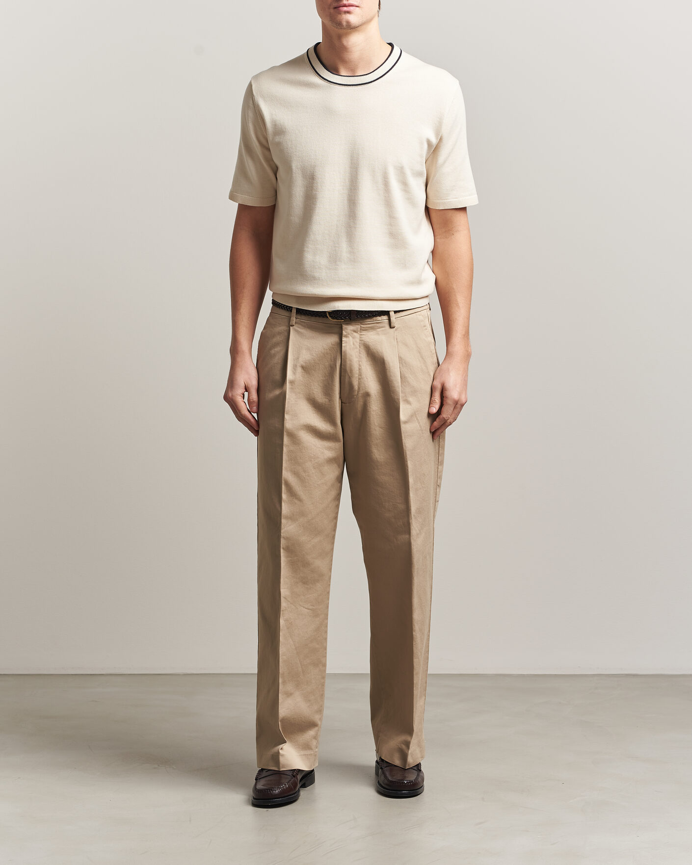 Hombres | Camisetas | PS Paul Smith | Cotton Knitted T-Shirt White