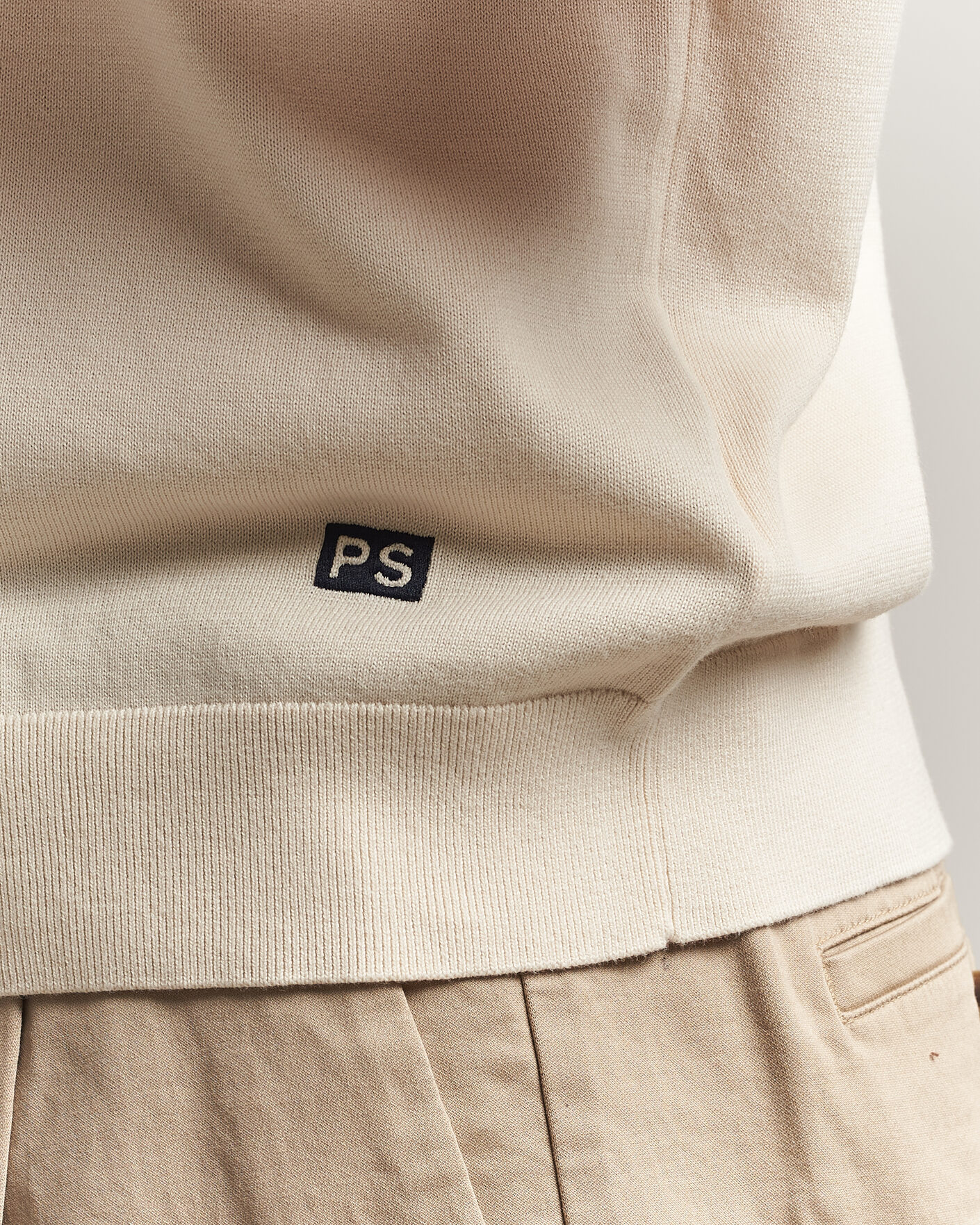 Hombres | Camisetas | PS Paul Smith | Cotton Knitted T-Shirt White