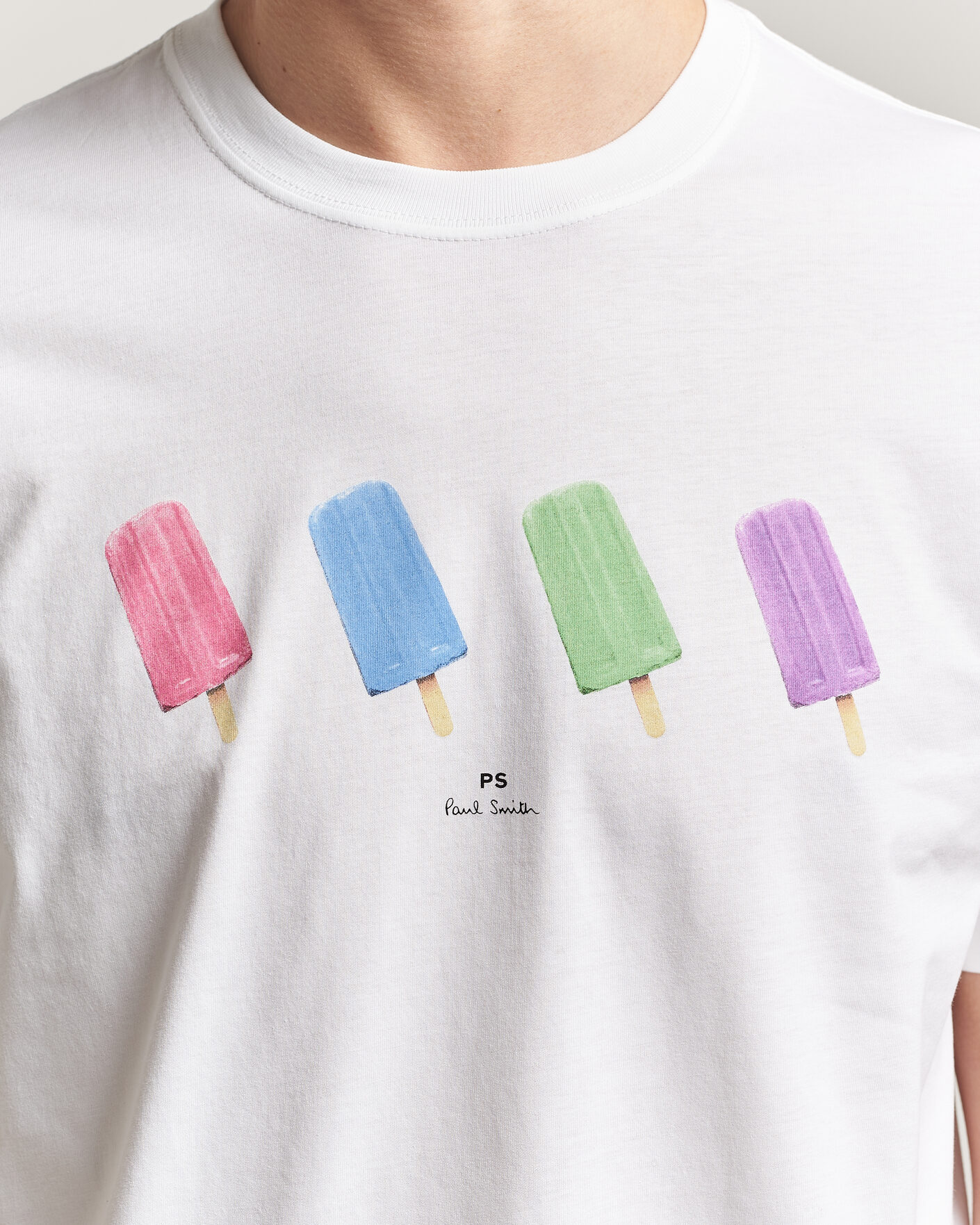 Hombres | Camisetas | PS Paul Smith | Lollies Printed T-Shirt White