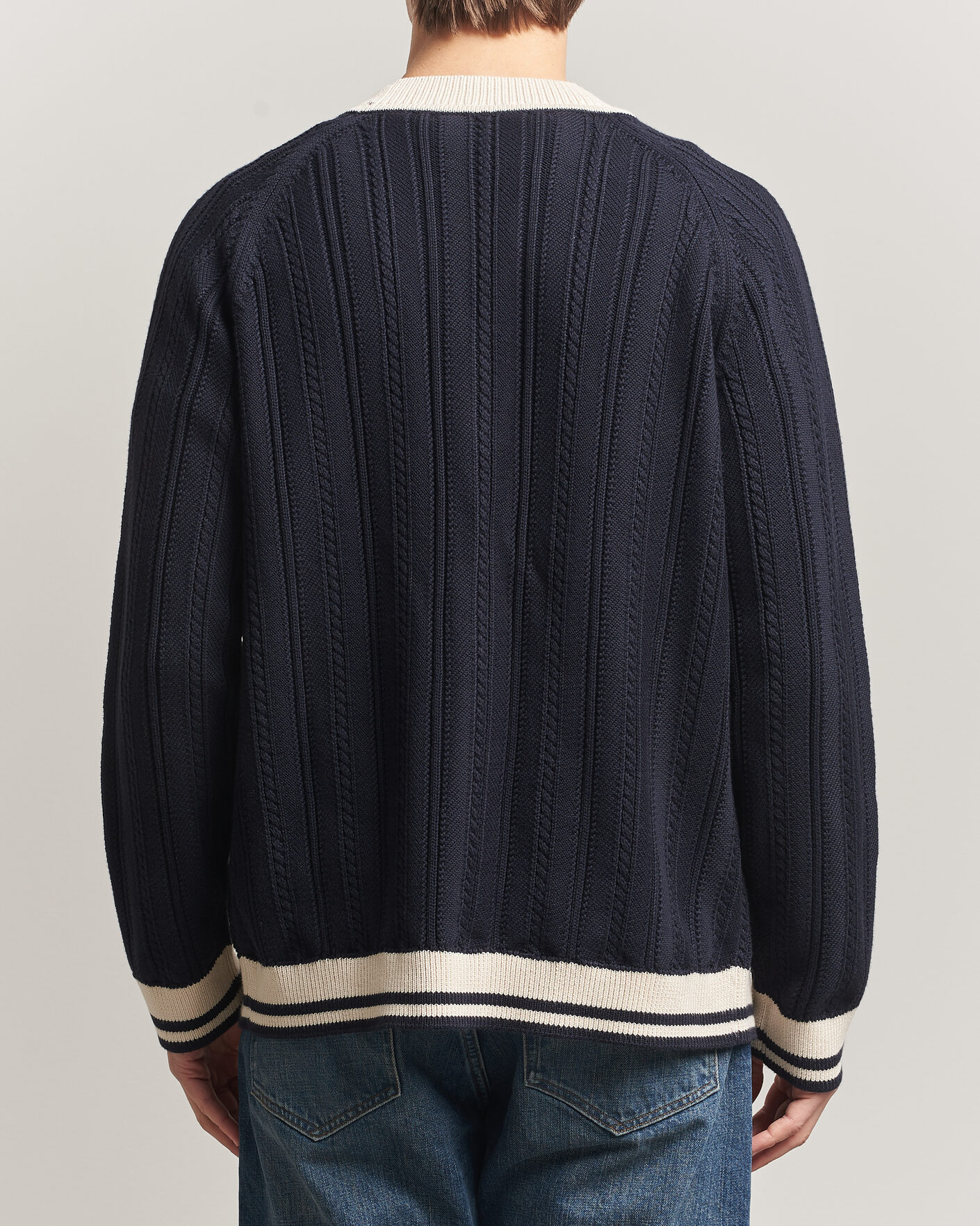 Hombres | Jerséis y prendas de punto | PS Paul Smith | Cotton Knitted Cardigan Navy