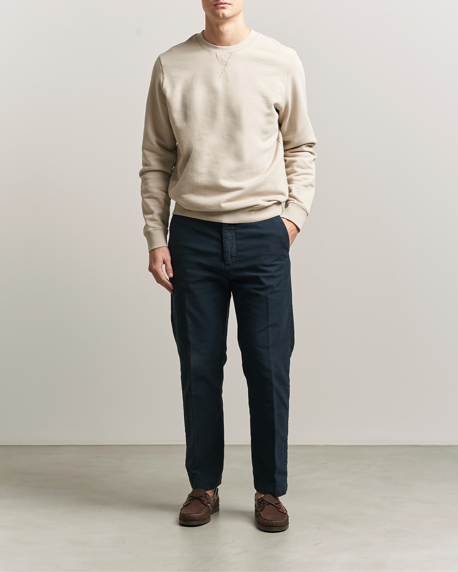 Hombres | Jerséis y prendas de punto | Sunspel | Loopback Sweatshirt Hazelwood