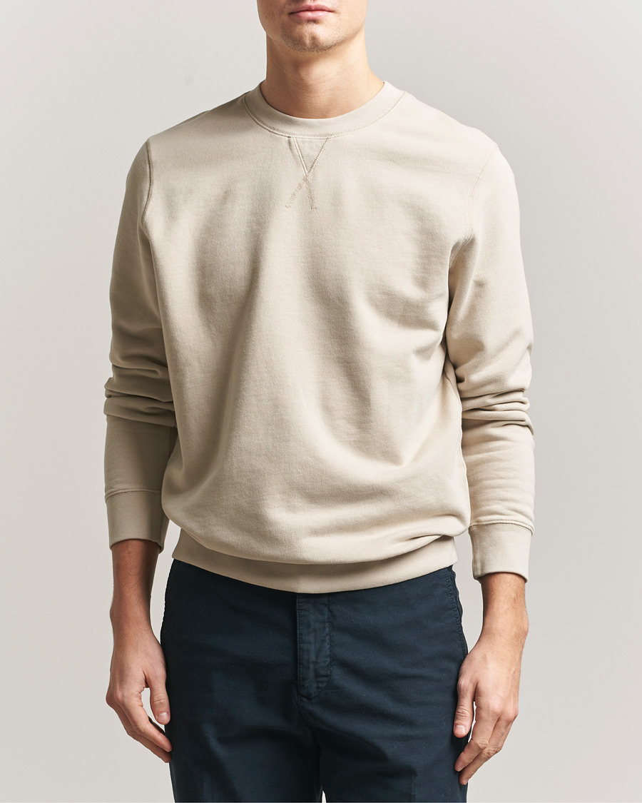 Hombres | Jerséis y prendas de punto | Sunspel | Loopback Sweatshirt Hazelwood