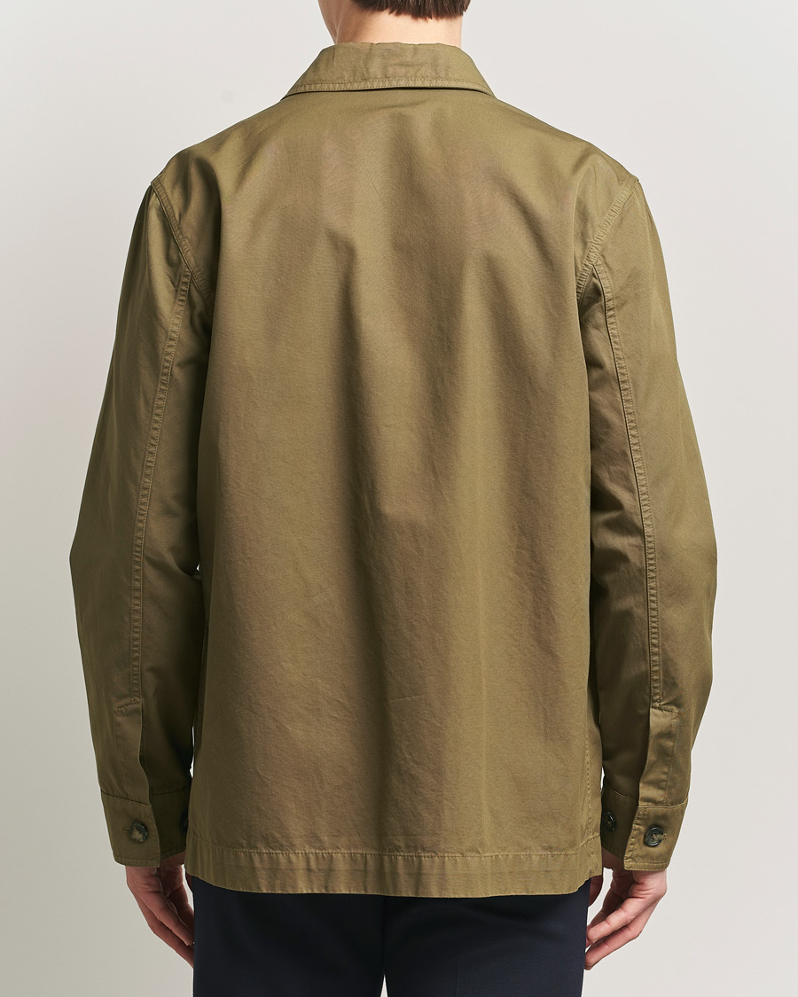 Hombres | Abrigos y chaquetas | Kiton | Cotton Canvas Chore Jacket Military