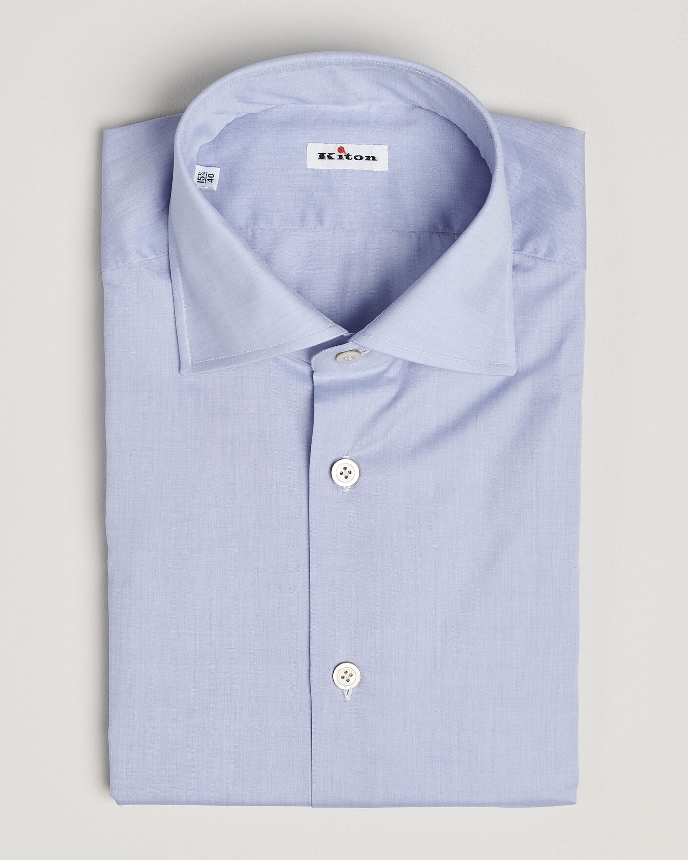 Hombres | Camisas | Kiton | Slim Fit Dress Shirt Light Blue