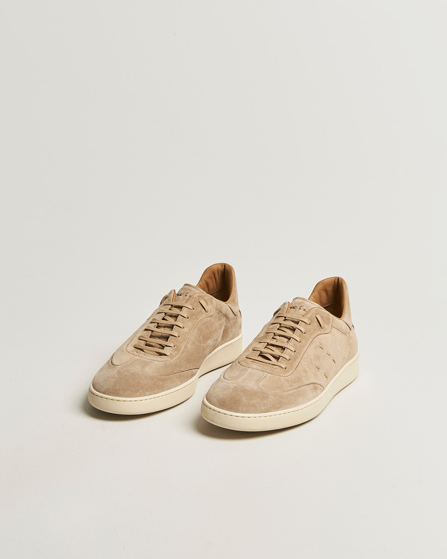 Hombres | Zapatillas | Kiton | Classic Suede Sneakers Sand