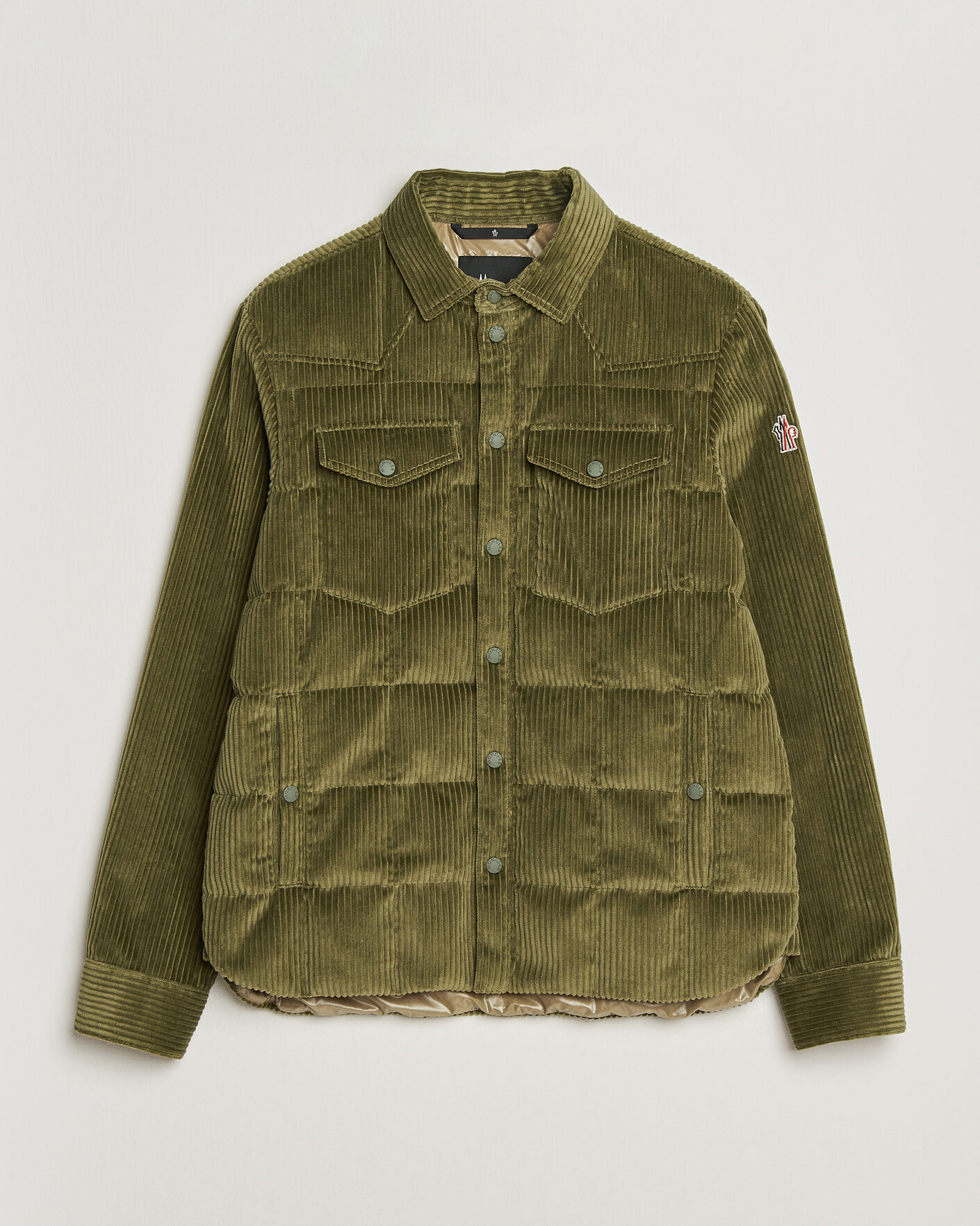 Hombres | Abrigos y chaquetas | Moncler Grenoble | Gelt Corduroy Shirt Jacket Military Green