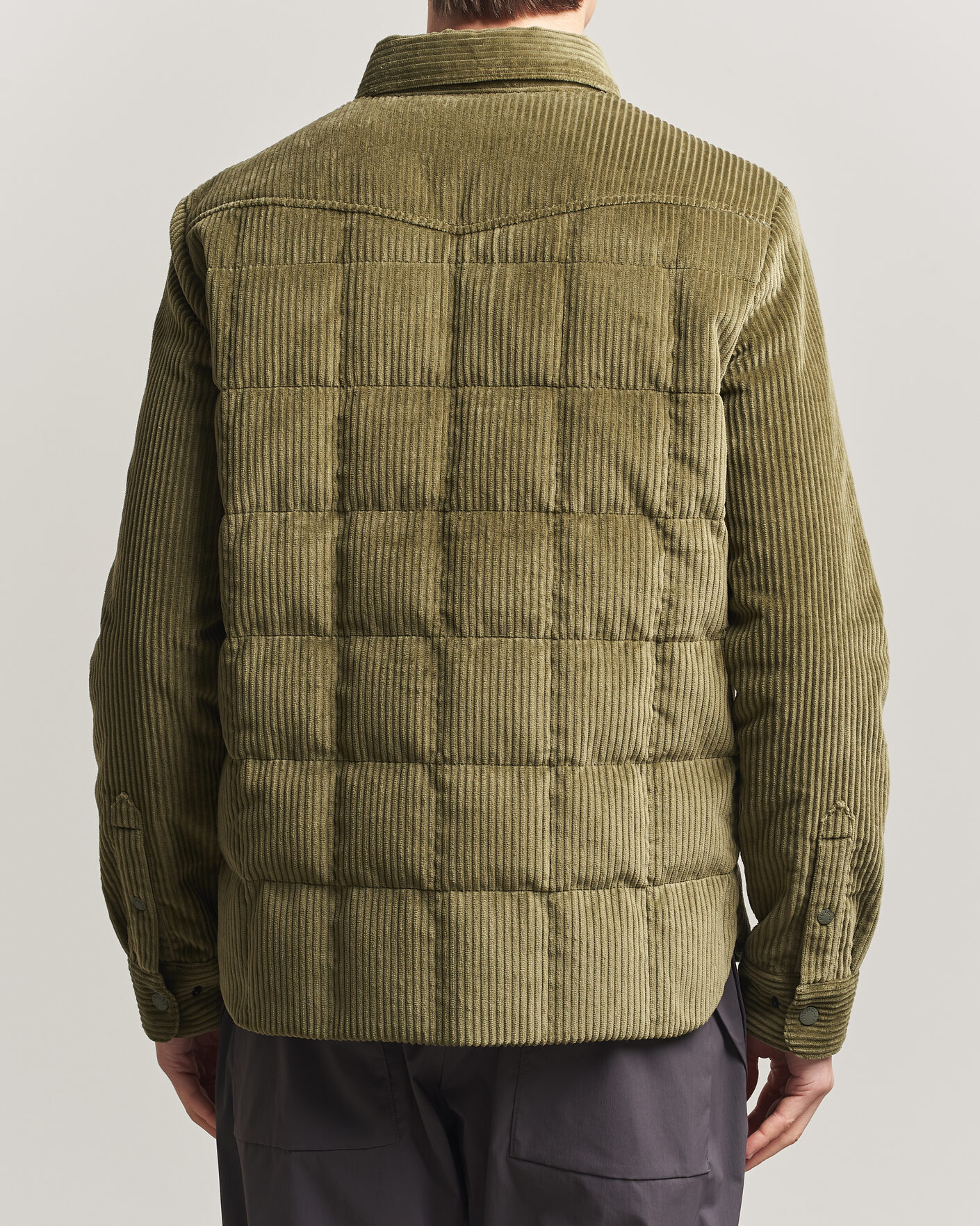 Hombres | Abrigos y chaquetas | Moncler Grenoble | Gelt Corduroy Shirt Jacket Military Green