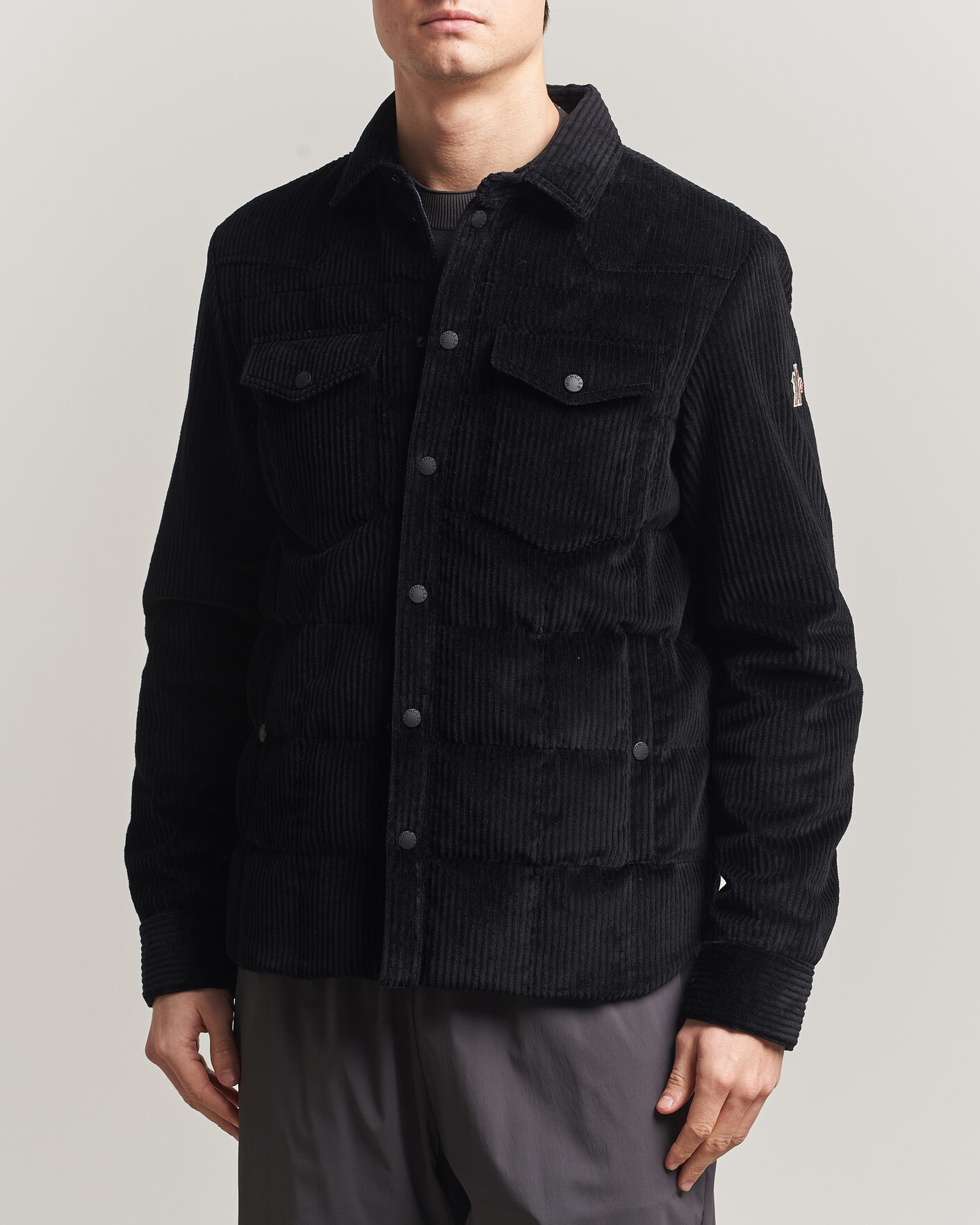 Hombres | Abrigos y chaquetas | Moncler Grenoble | Gelt Corduroy Shirt Jacket Black