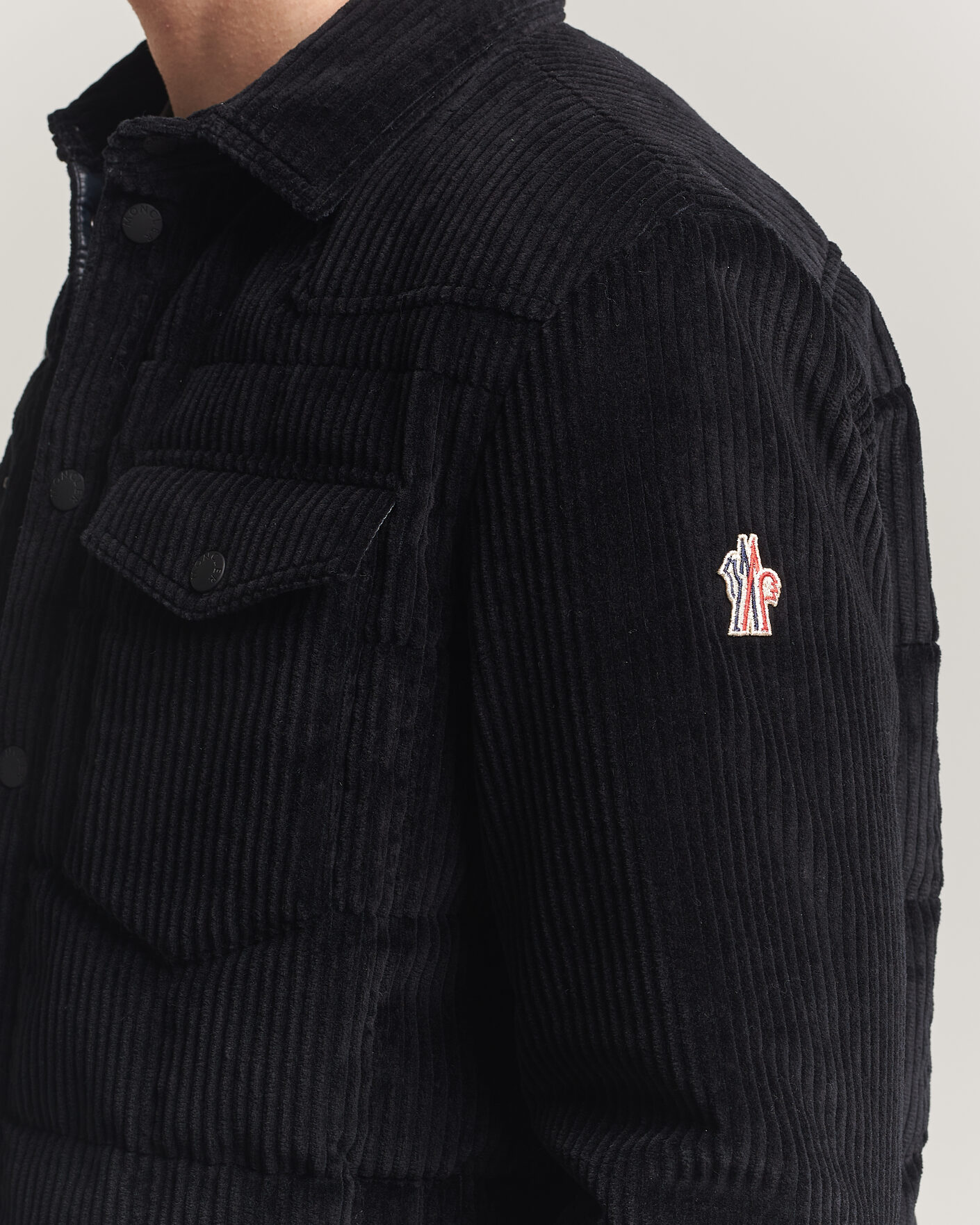Hombres | Abrigos y chaquetas | Moncler Grenoble | Gelt Corduroy Shirt Jacket Black