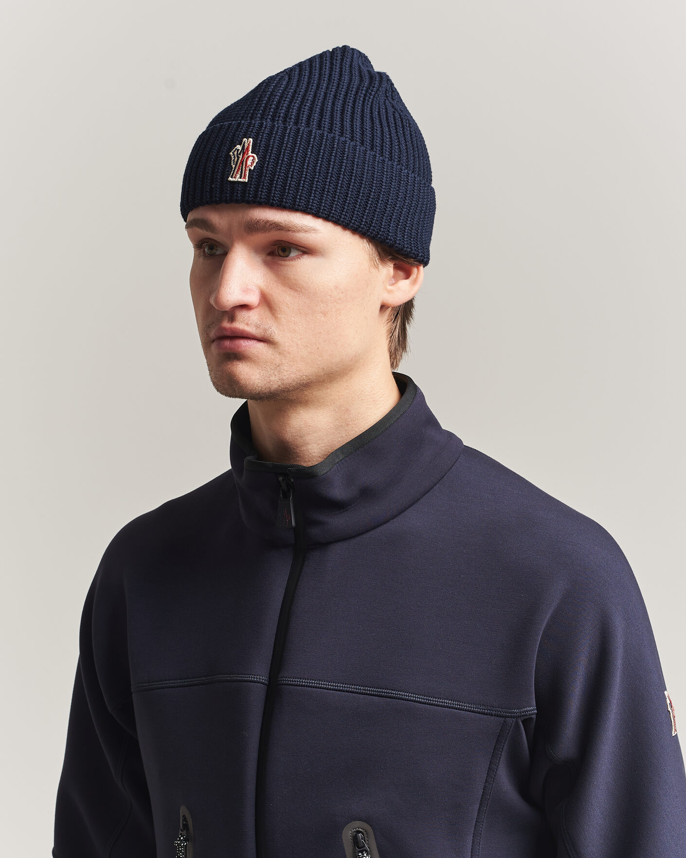 Hombres | Gorros | Moncler Grenoble | Rib Beanie Navy