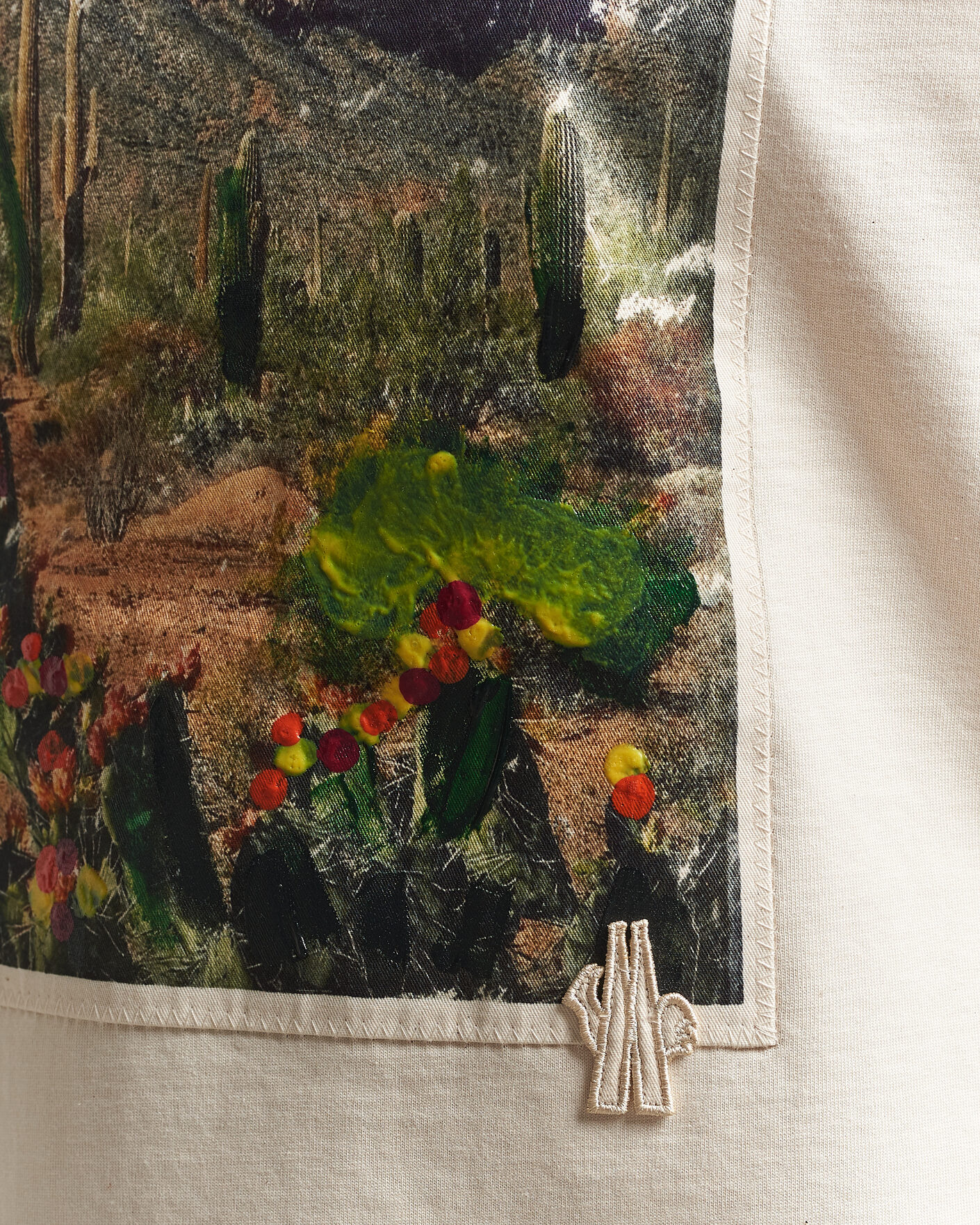 Hombres | Camisetas | Moncler Grenoble | Mountain Print T-Shirt Off White