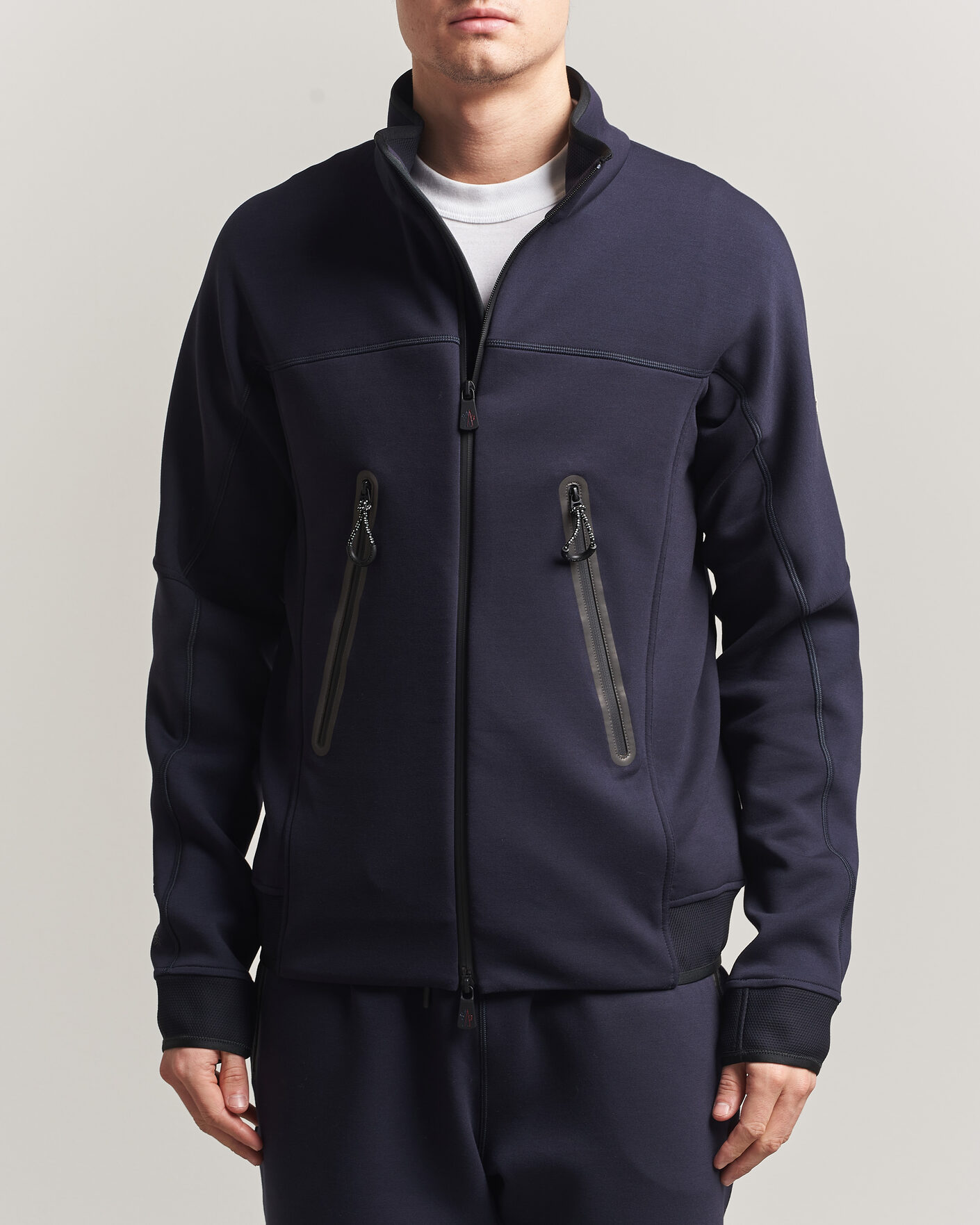 Hombres | Jerséis y prendas de punto | Moncler Grenoble | Zip Up Cardigan Navy