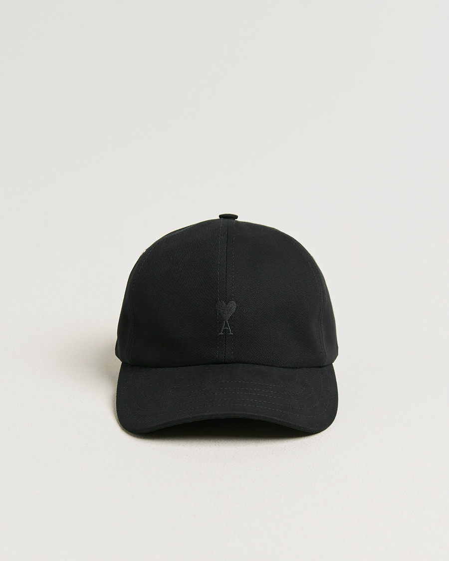 Hombres | Sombreros y gorras | AMI | Black Heart Logo Cap Black