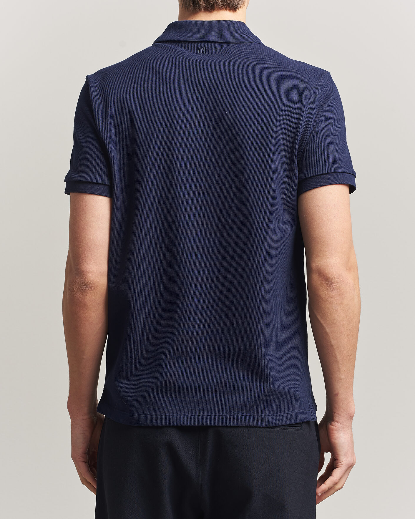 Hombres | Polos | AMI | Heart Logo Polo Navy