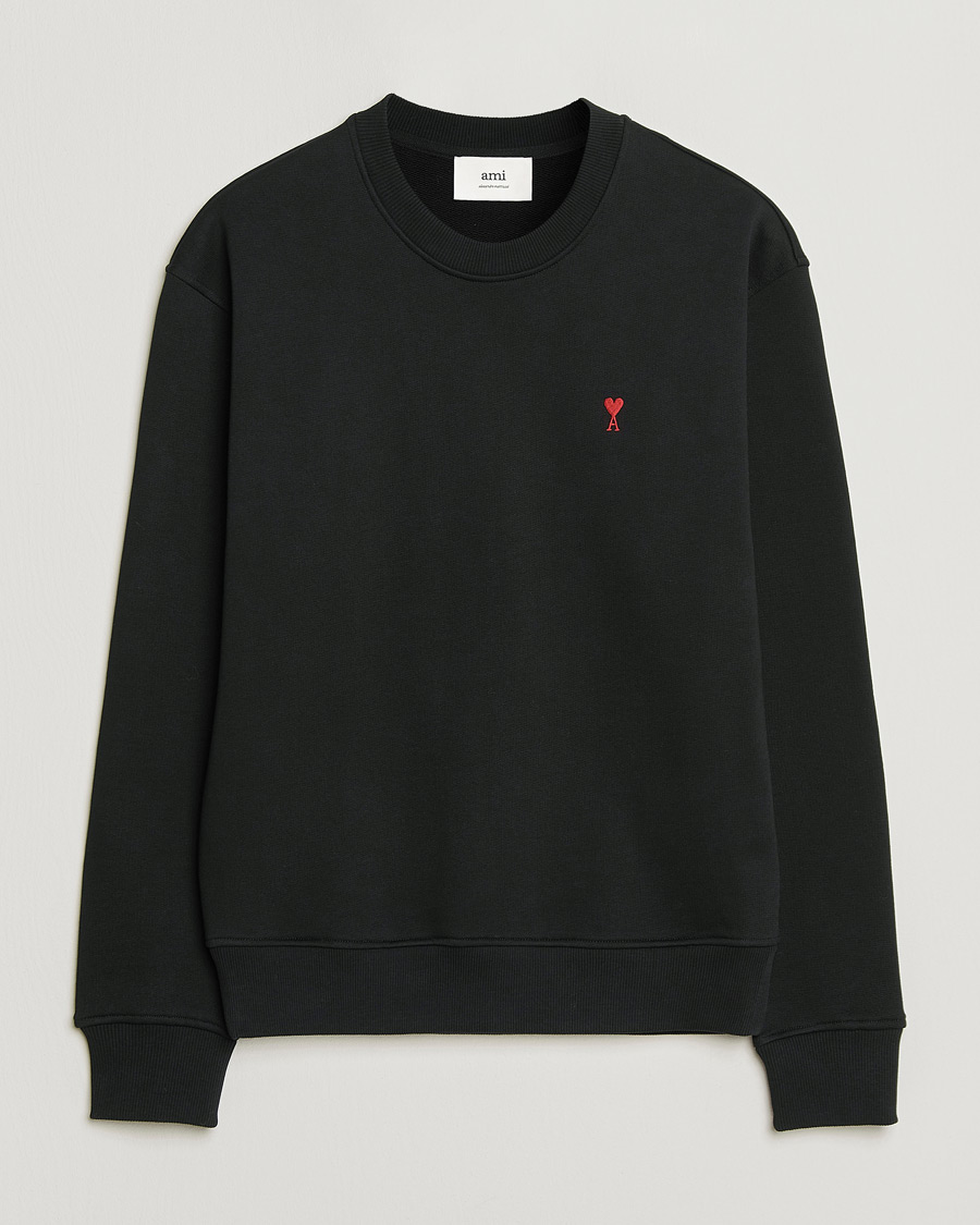 Hombres | Jerséis y prendas de punto | AMI | Heart Logo Sweatshirt Black