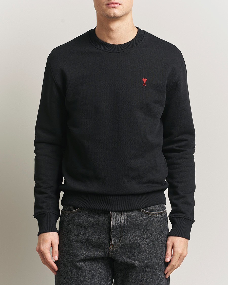 Hombres | Jerséis y prendas de punto | AMI | Heart Logo Sweatshirt Black