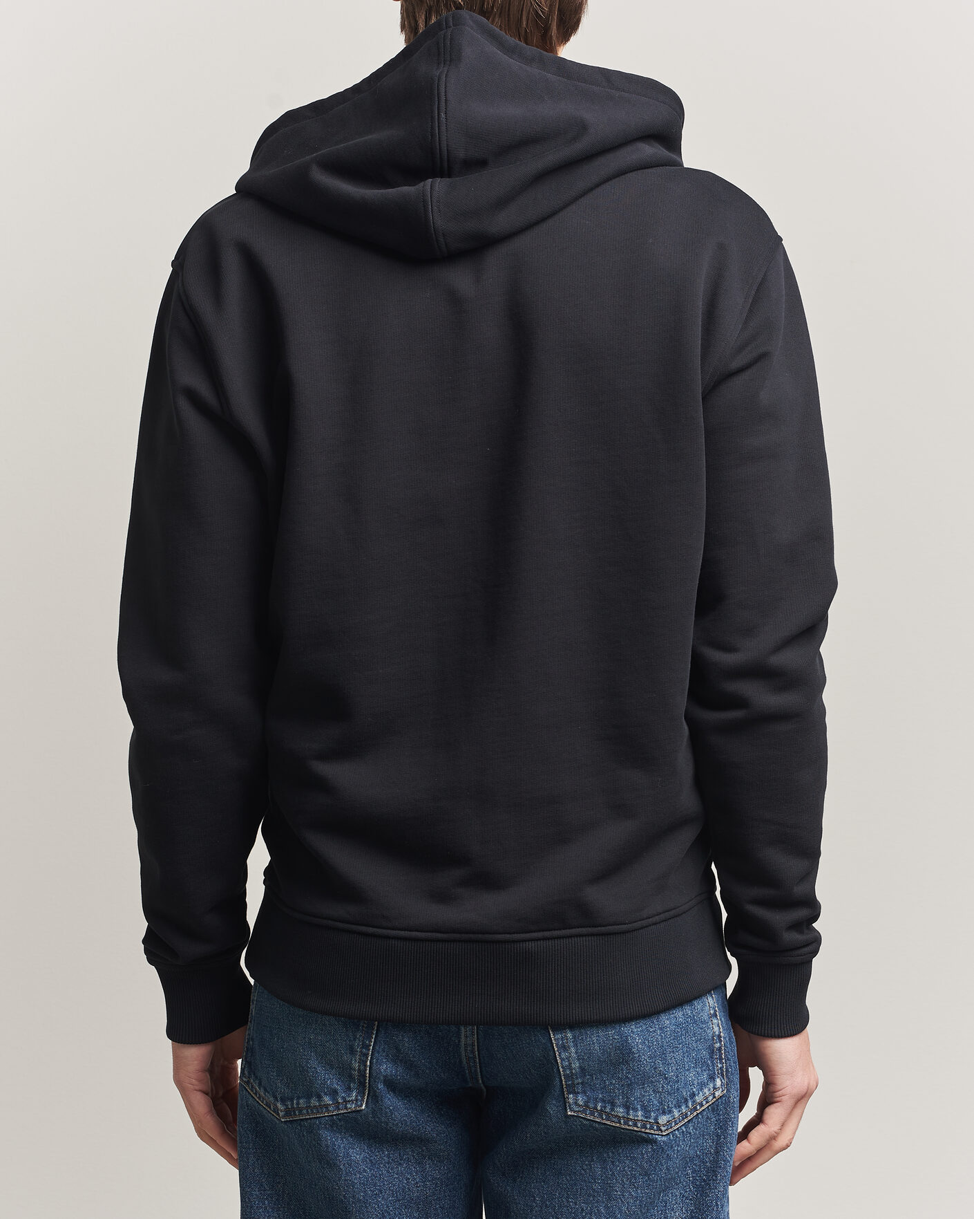 Hombres | Jerséis y prendas de punto | AMI | Heart Logo Full Zip Hoodie Black