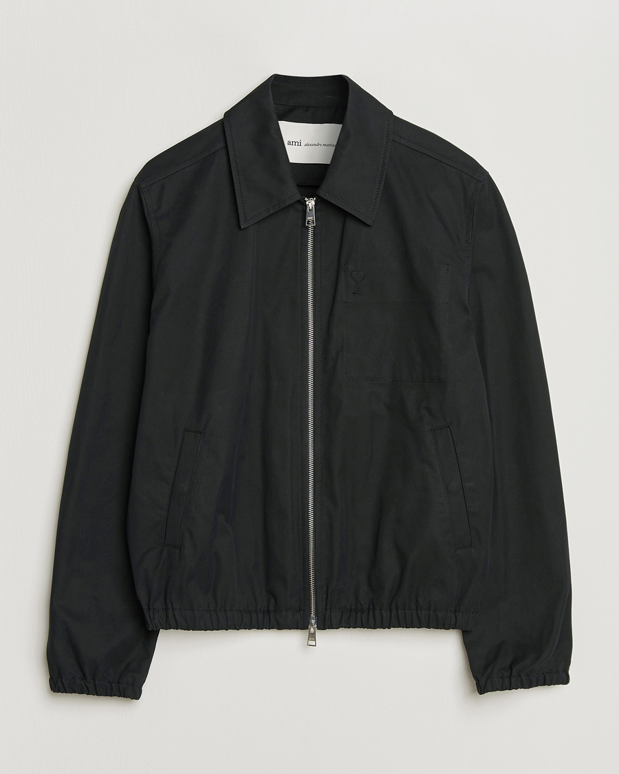 Hombres | Abrigos y chaquetas | AMI | Zipped Jacket Black