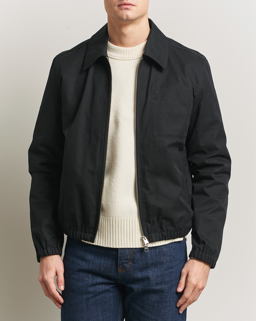 Hombres | Abrigos y chaquetas | AMI | Zipped Jacket Black