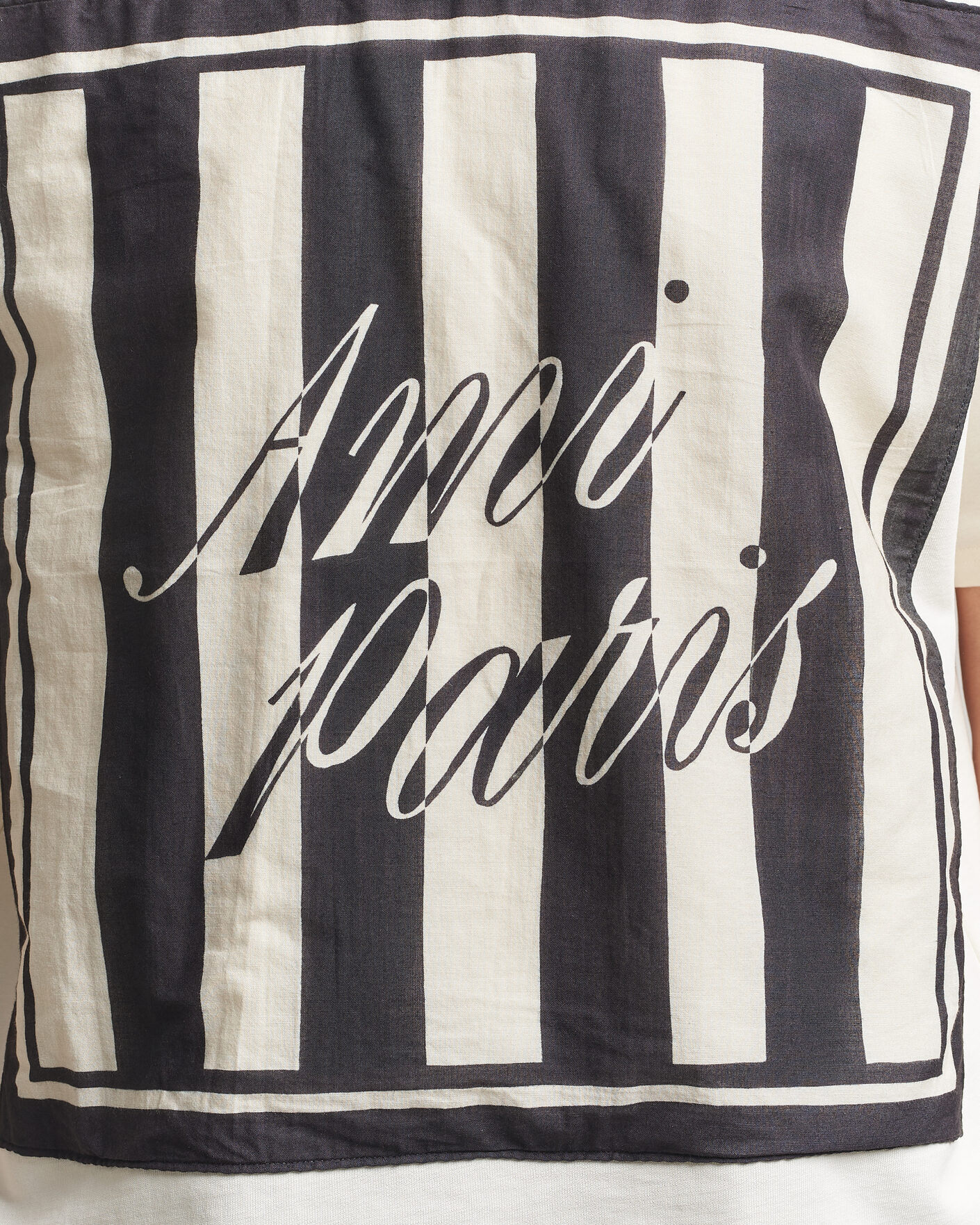 Hombres | Camisetas | AMI | Boxy Fit Printed T-Shirt Creme
