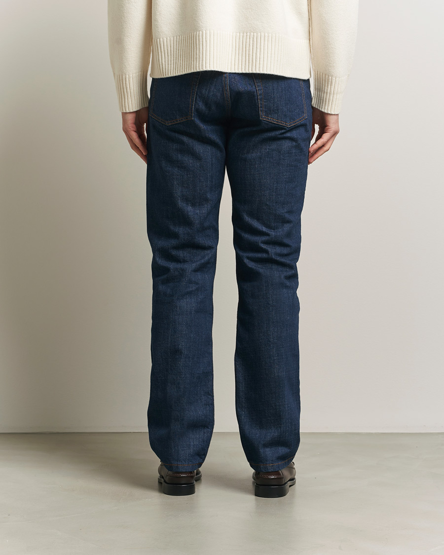 Hombres | Pantalones | AMI | Classic Fit Jeans Indigo