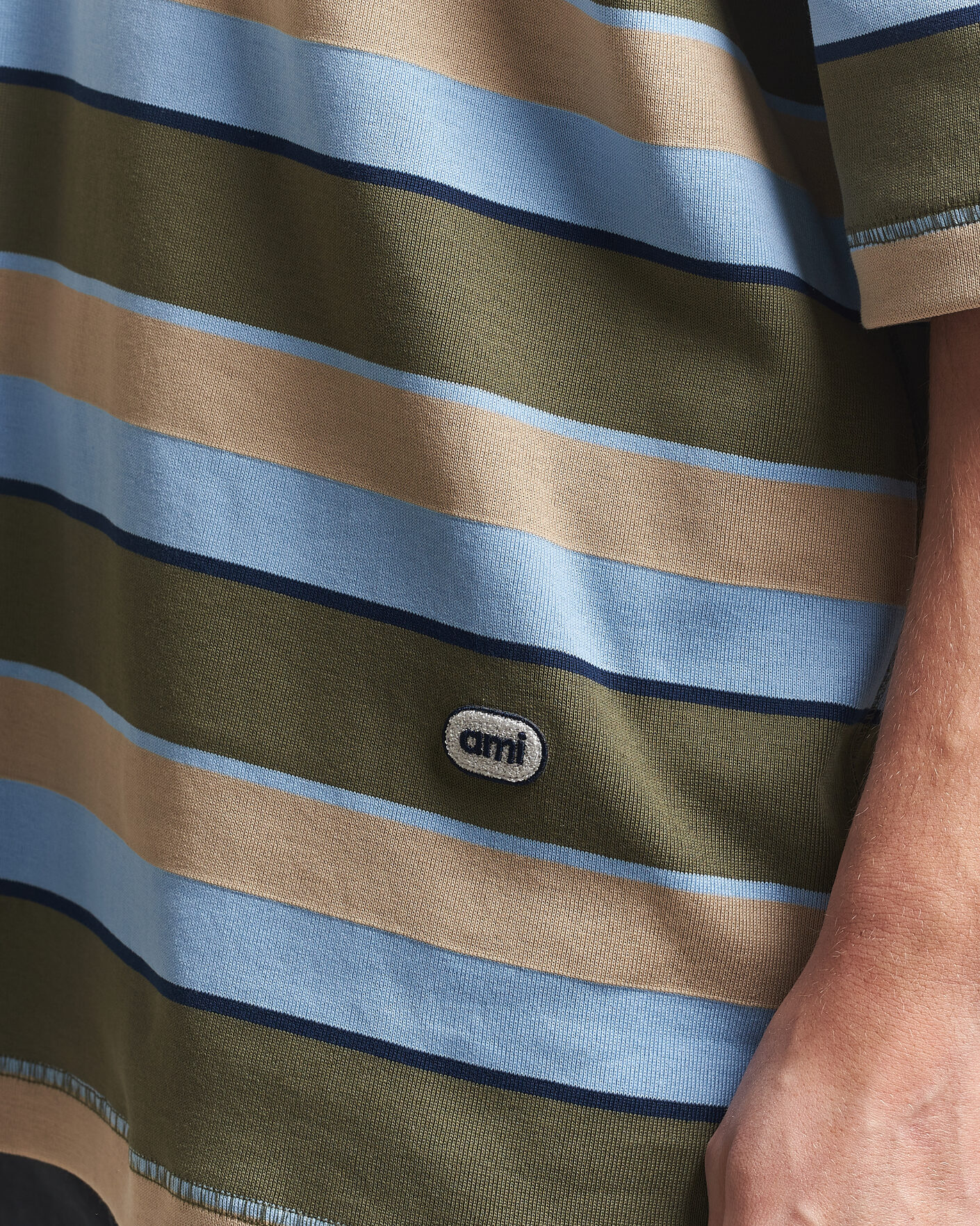 Hombres | Polos | AMI | Oversize Fit Striped Polo Multi