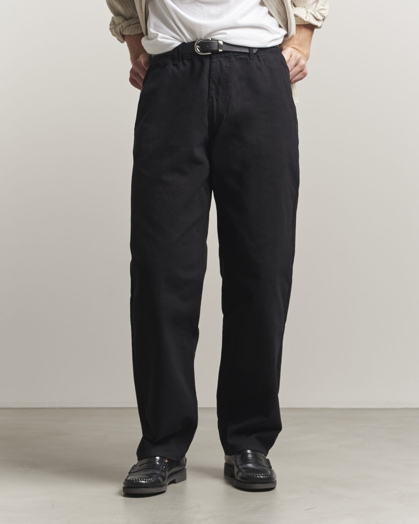 Hombres | Pantalones | Forét | Clay Twill Pants Black