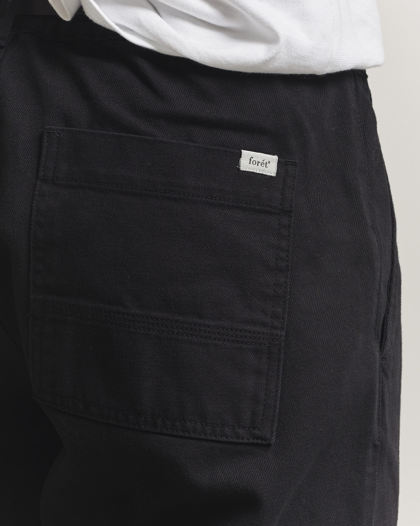 Hombres | Pantalones | Forét | Clay Twill Pants Black