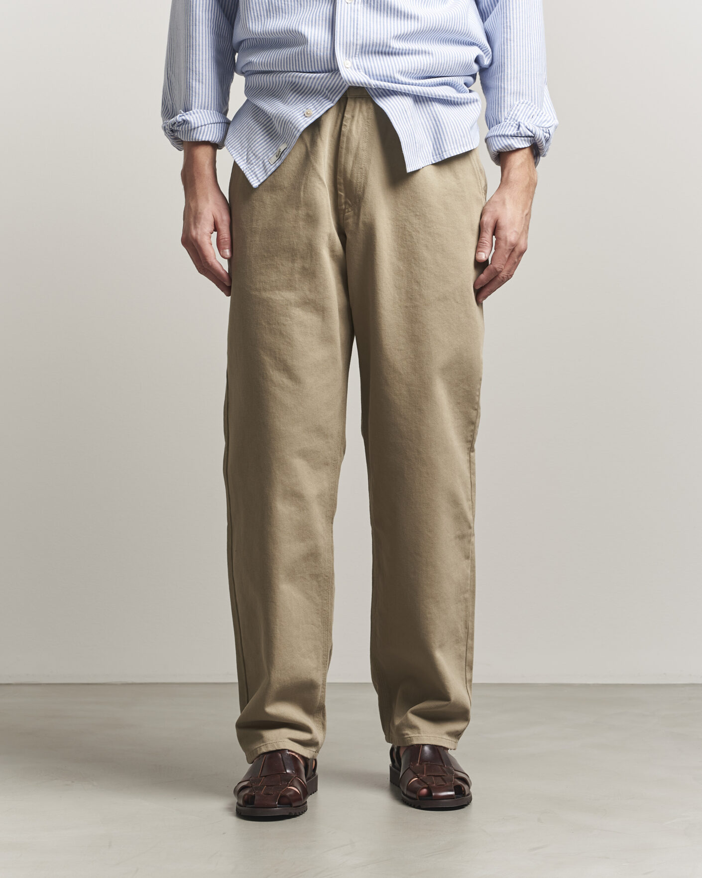 Hombres | Pantalones | Forét | Clay Twill Pants Khaki