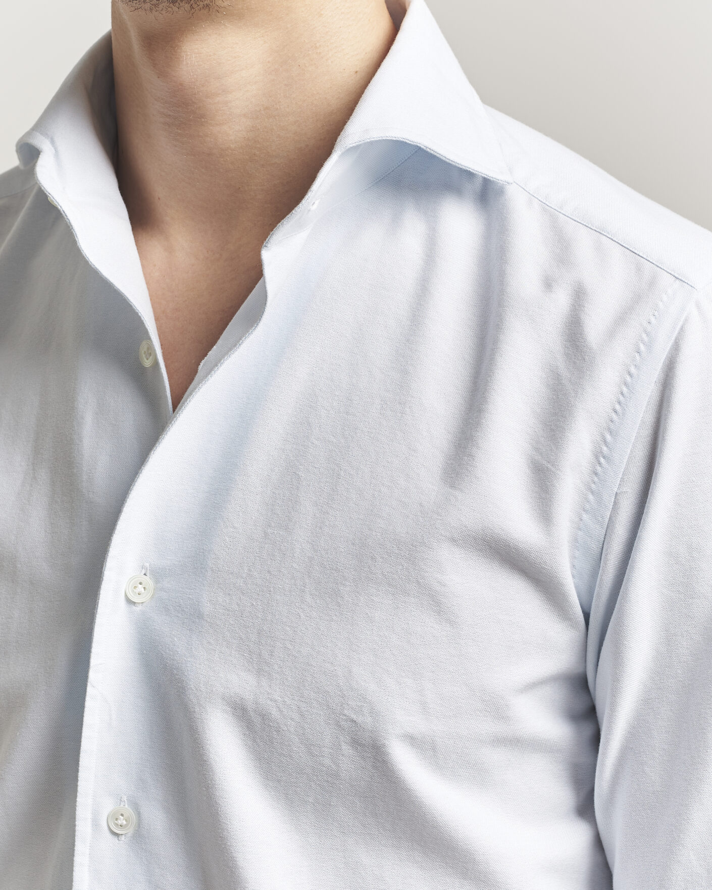 Hombres | Camisas | 100Hands | Washed Oxford Shirt Light Blue