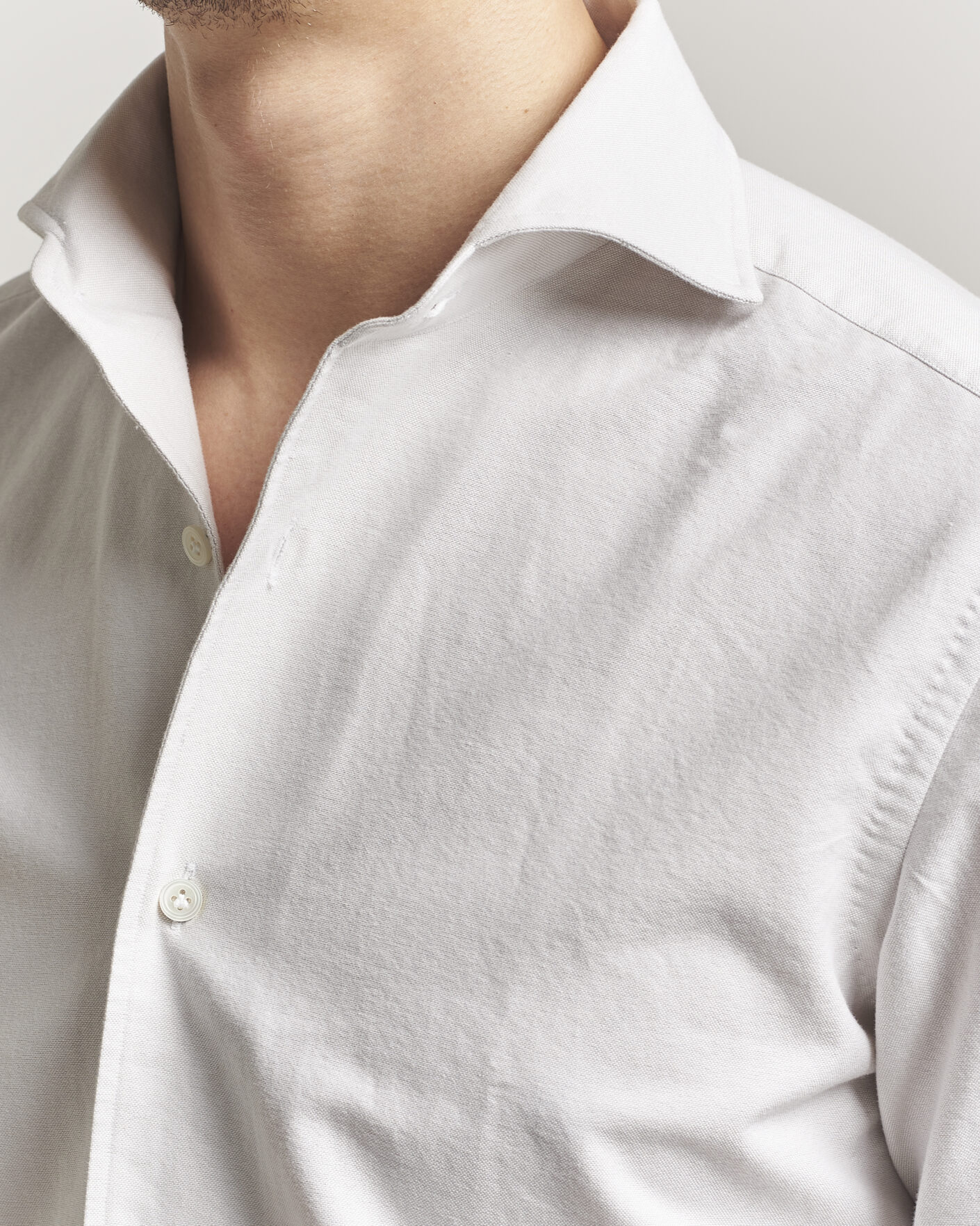 Hombres | Camisas | 100Hands | Washed Oxford Shirt Grey