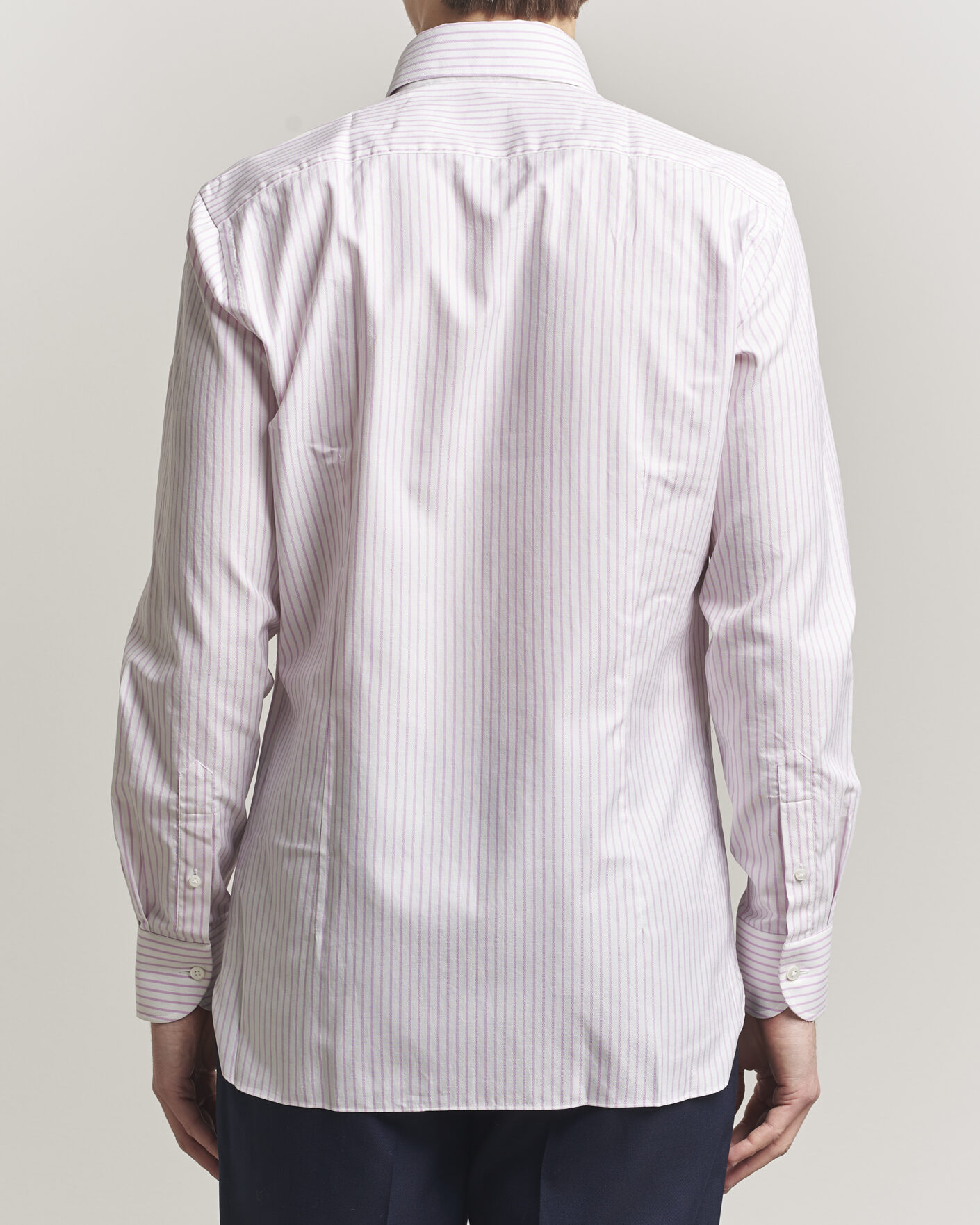 Hombres | Camisas | 100Hands | Washed Striped Oxford Shirt Lavender