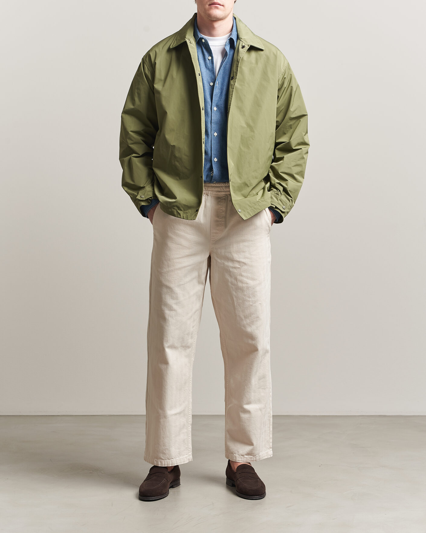 Hombres | Abrigos y chaquetas | Aspesi | Pollard Varsity Jacket Olive