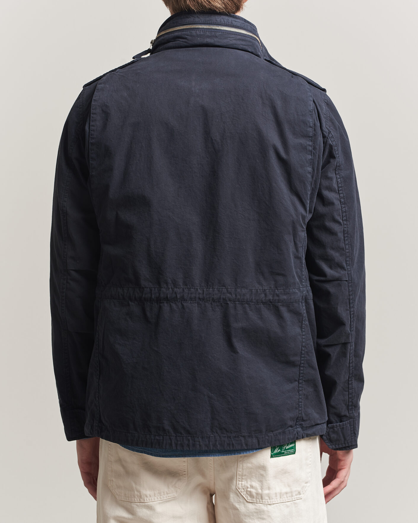 Hombres | Abrigos y chaquetas | Aspesi | Washed Cotton Field Jacket Navy