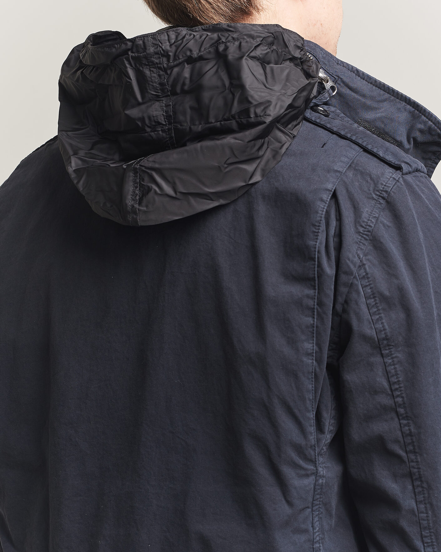 Hombres | Abrigos y chaquetas | Aspesi | Washed Cotton Field Jacket Navy