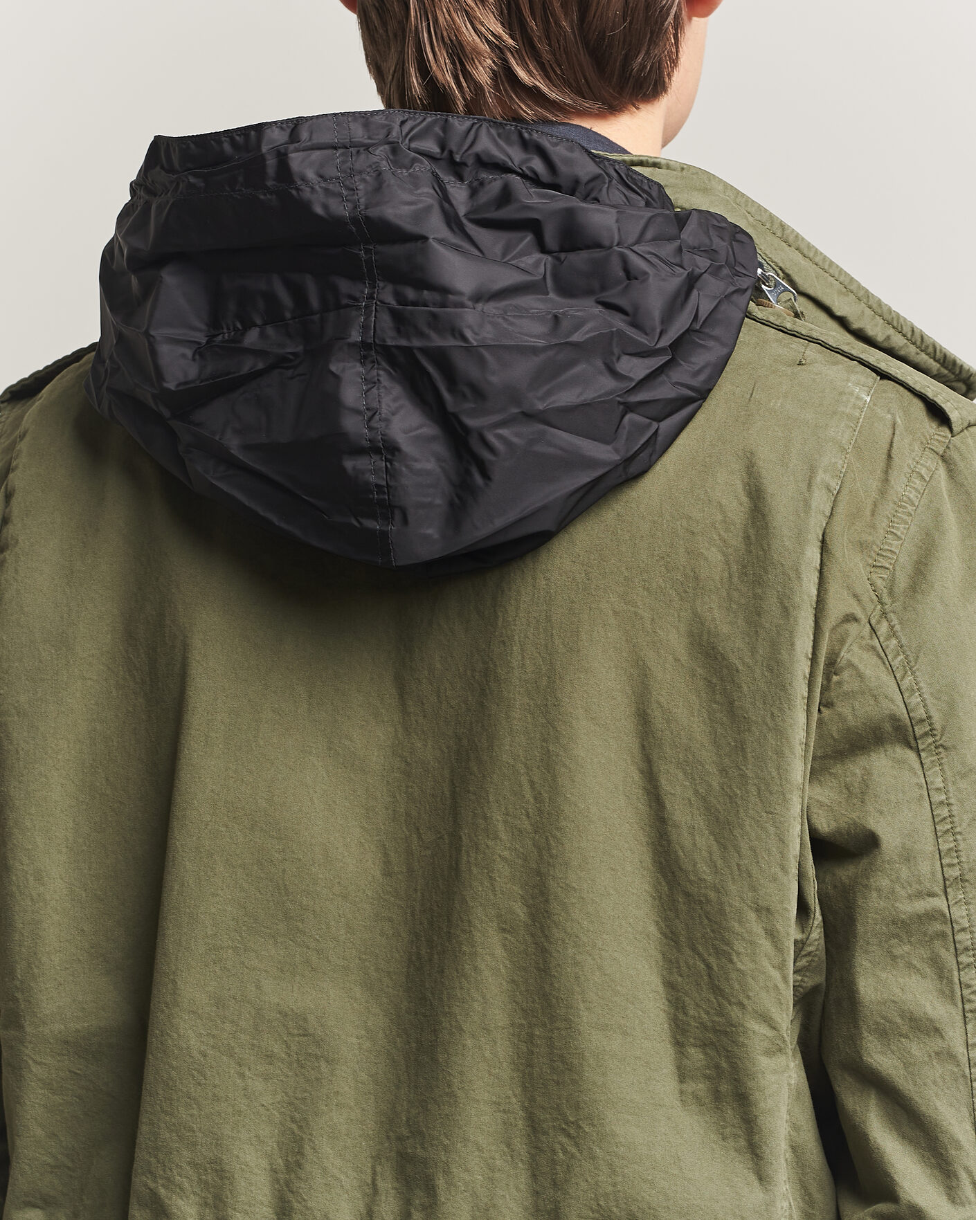 Hombres | Abrigos y chaquetas | Aspesi | Washed Cotton Field Jacket Military