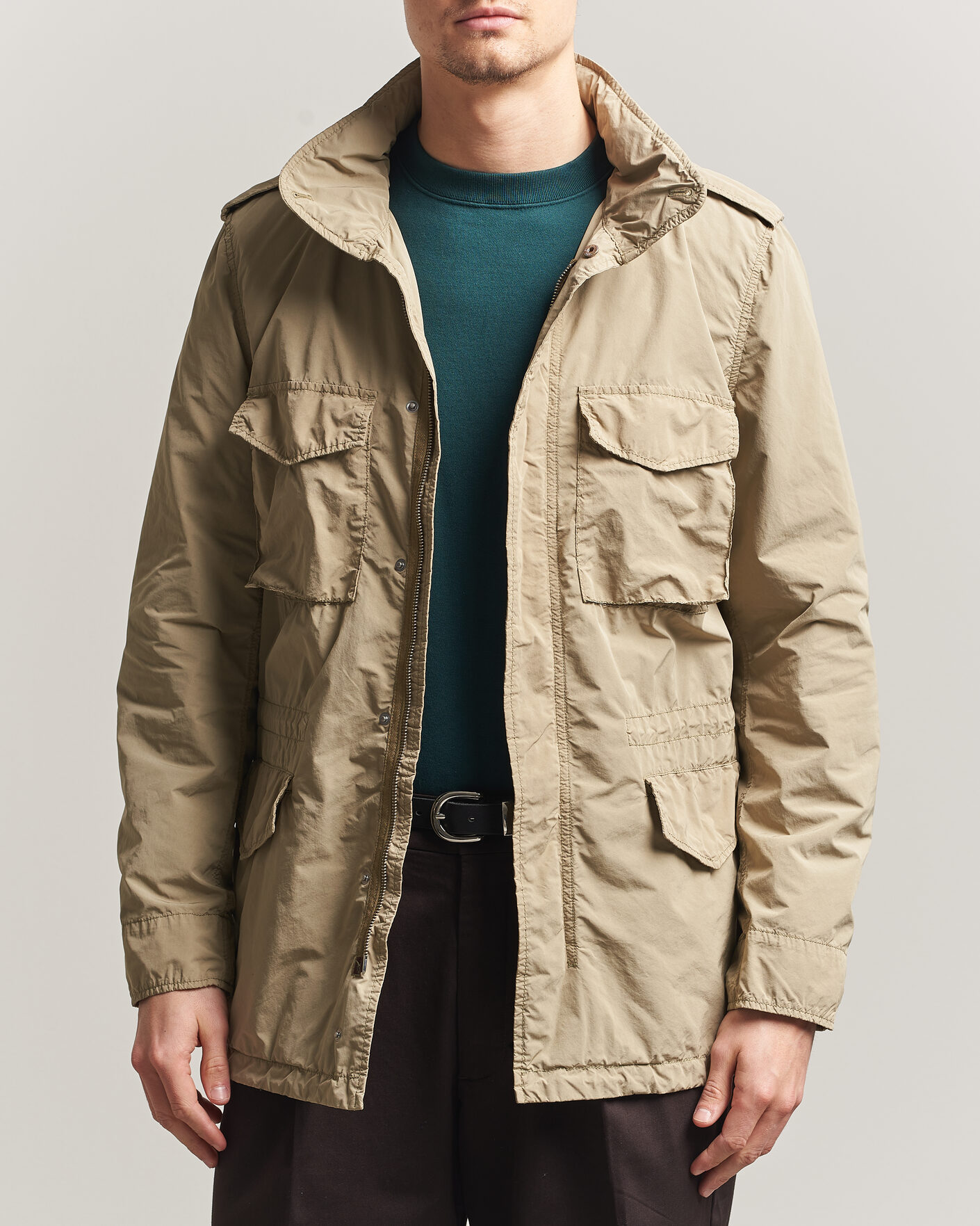 Hombres | Abrigos y chaquetas | Aspesi | Garment Dyed Field Jacket Sand