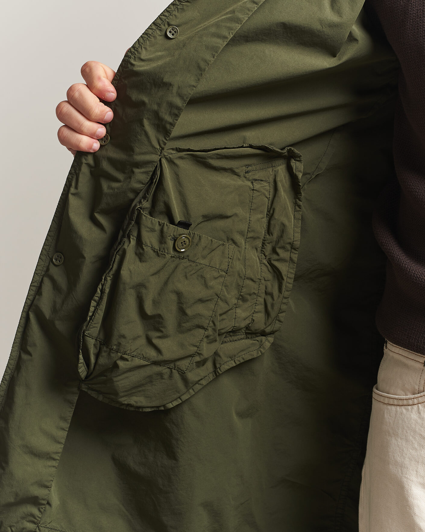 Hombres | Abrigos y chaquetas | Aspesi | Garment Dyed Lemon Coat Military