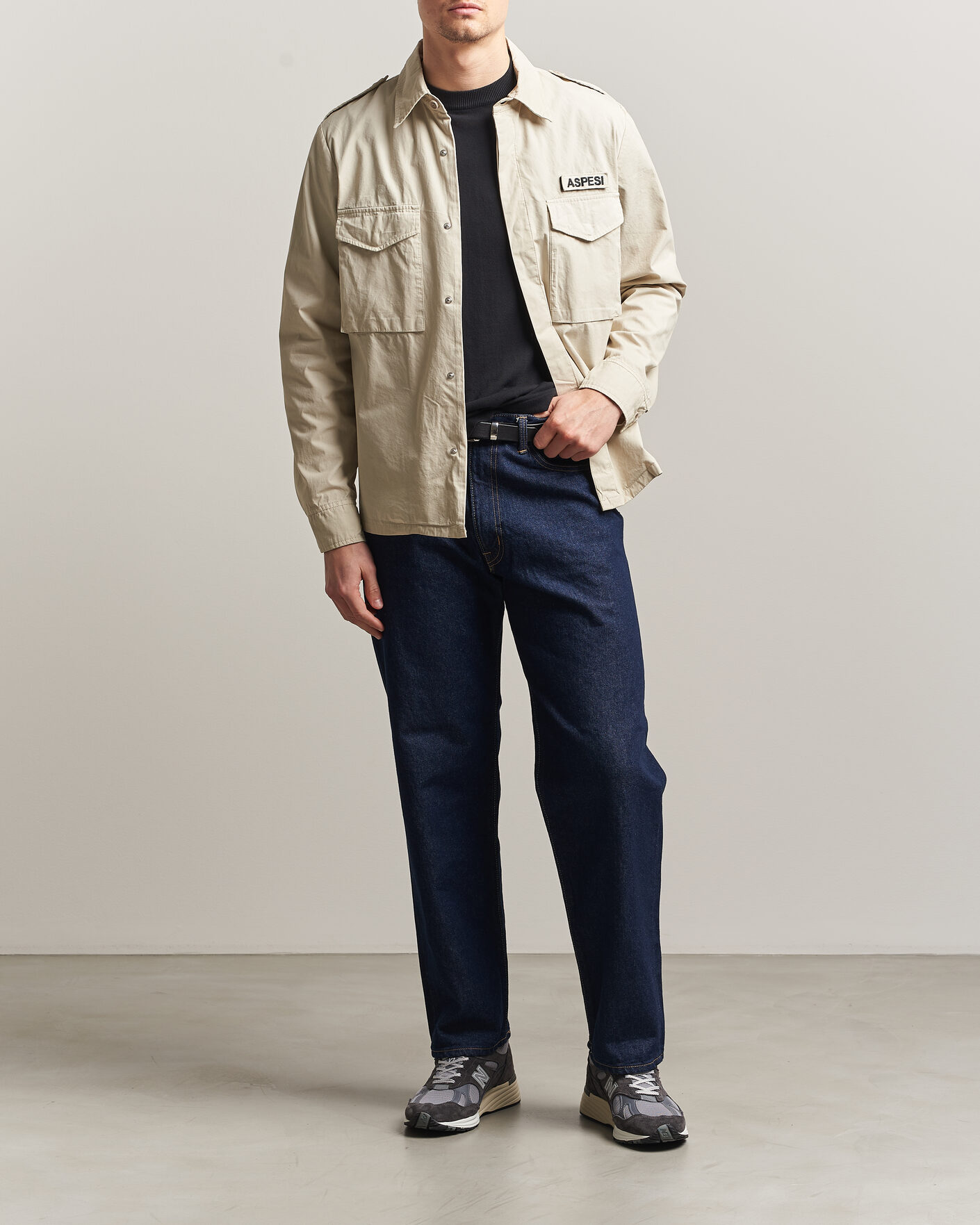 Hombres | Abrigos y chaquetas | Aspesi | Cotton Field Shirt Sand