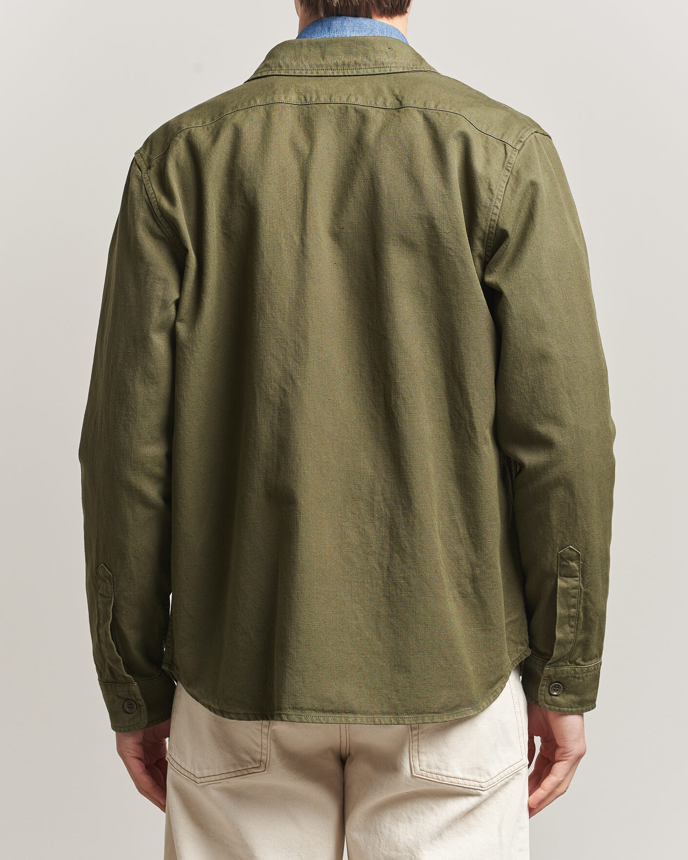 Hombres | Abrigos y chaquetas | Aspesi | Garment Dyed Utility Shirt Military