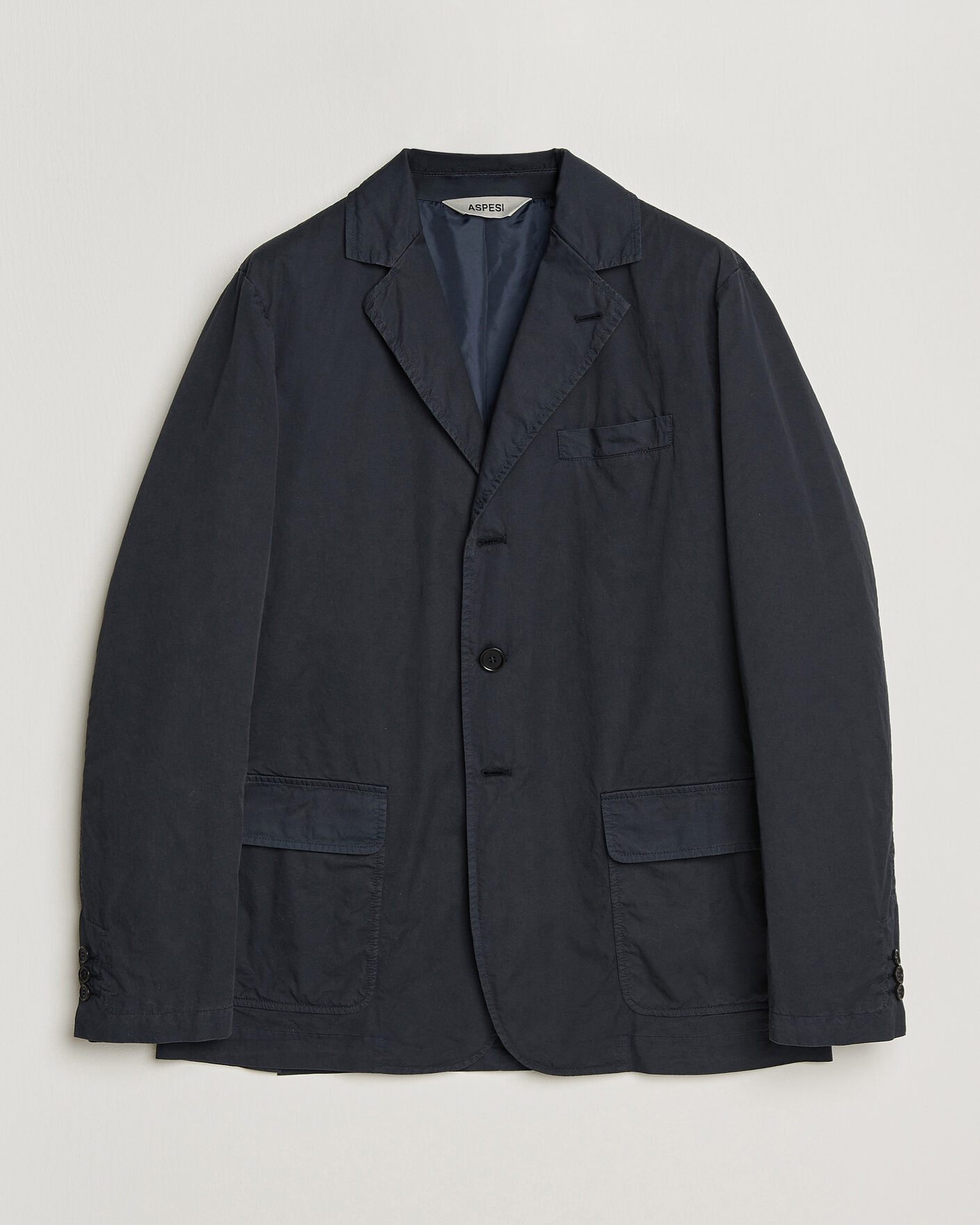 Hombres | Blazers | Aspesi | Cotton Blazer Navy