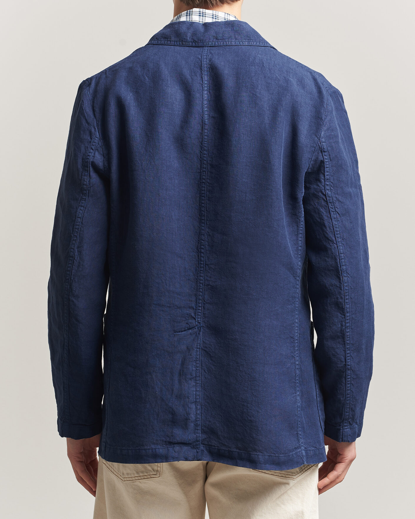Hombres | Blazers | Aspesi | Samuraki Linen Blazer Navy