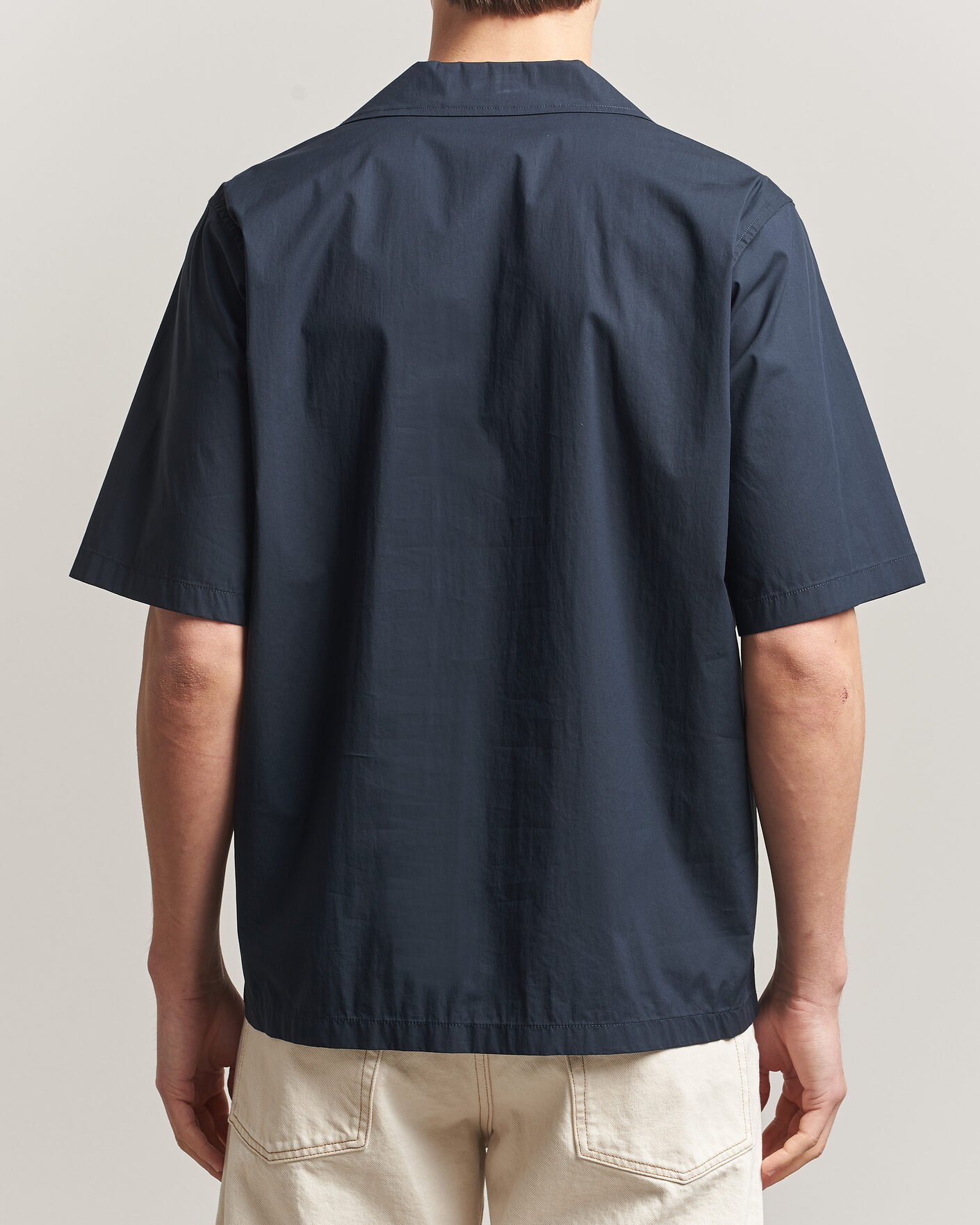 Hombres | Camisas | Aspesi | Ago Short Sleeve Shirt Navy