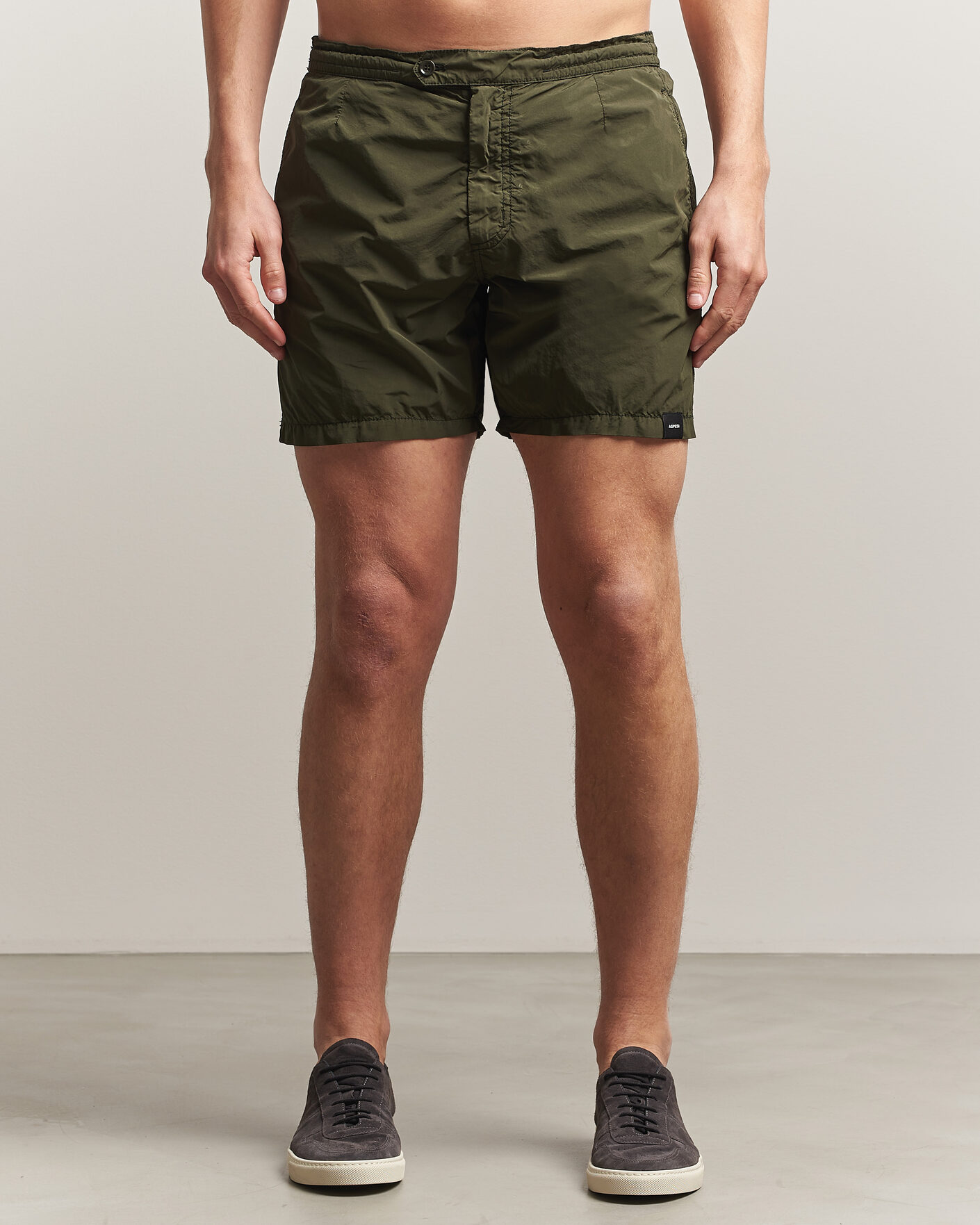 Hombres | Bañadores | Aspesi | Caprese Nylon Swim Trunks Military