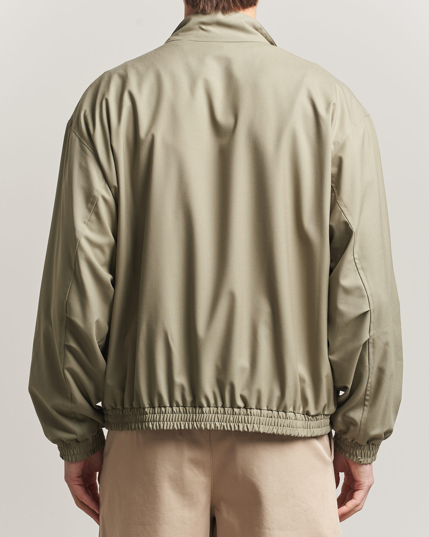 Hombres | Abrigos y chaquetas | Auralee | Wool Zip Bomber Jacket Light Khaki