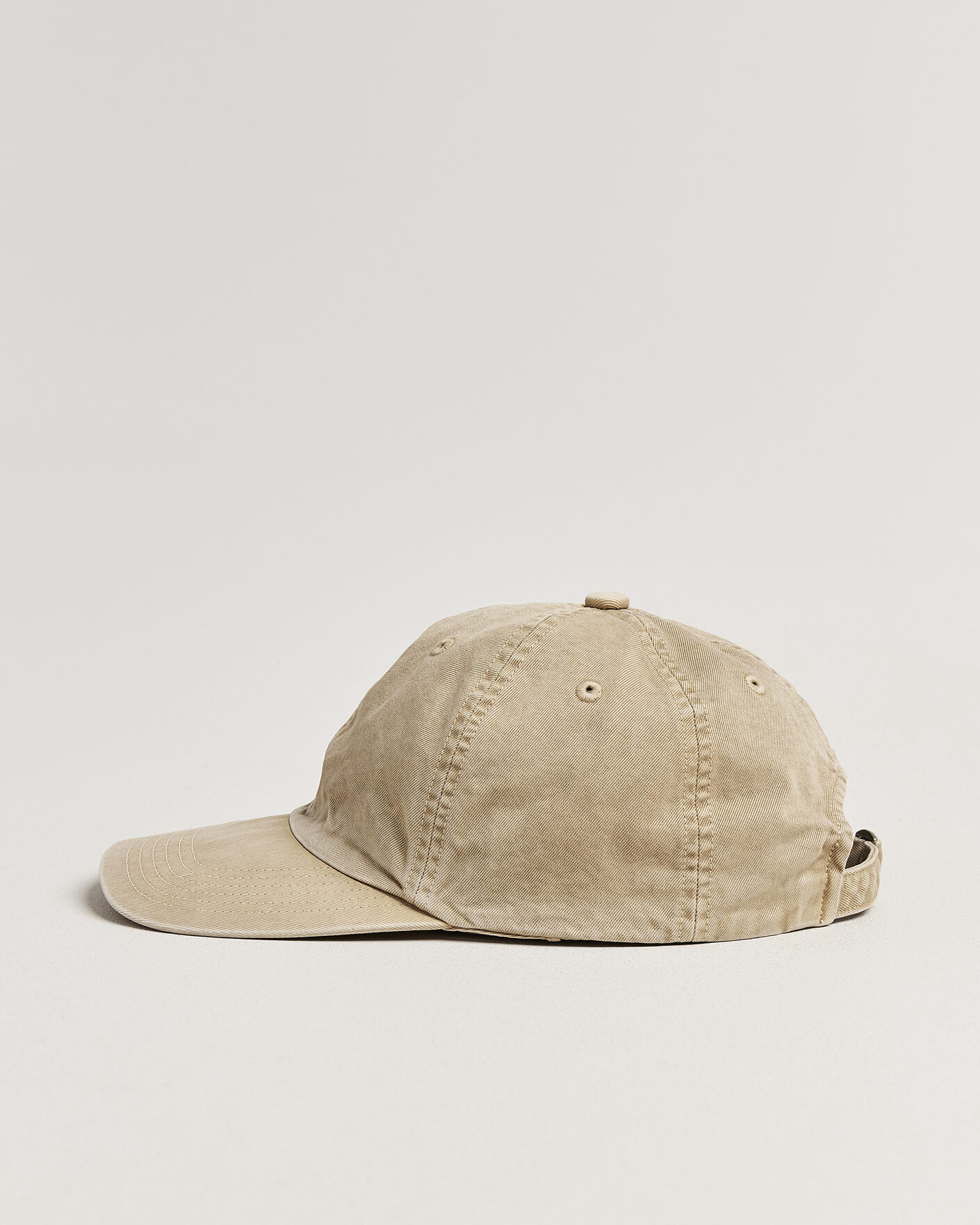 Hombres | Sombreros y gorras | Auralee | Garment Dyed Finx Baseball Cap Light Beige